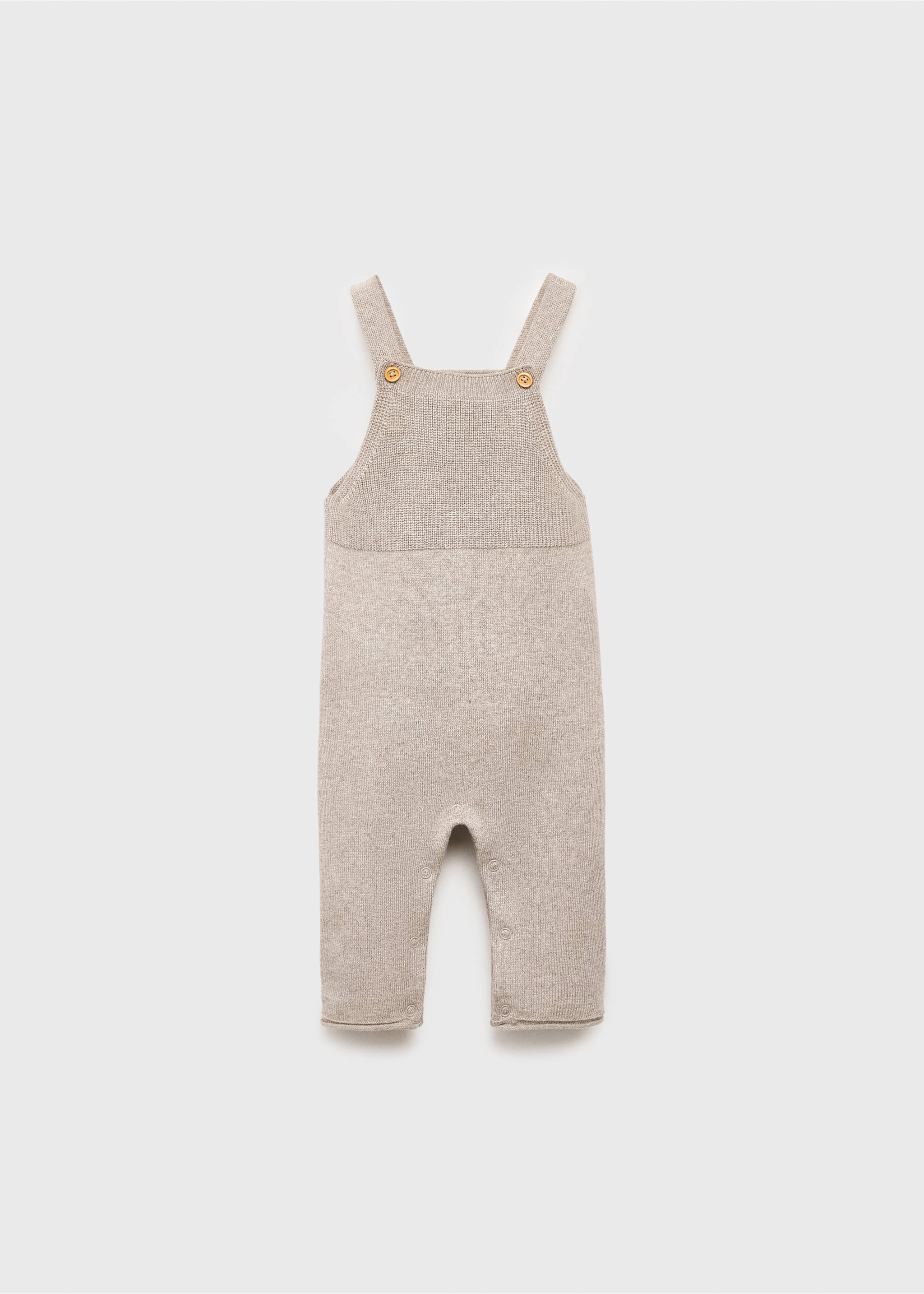 Knitted dungaree combo - Article without model, Beige. Ref: 17092914-00.