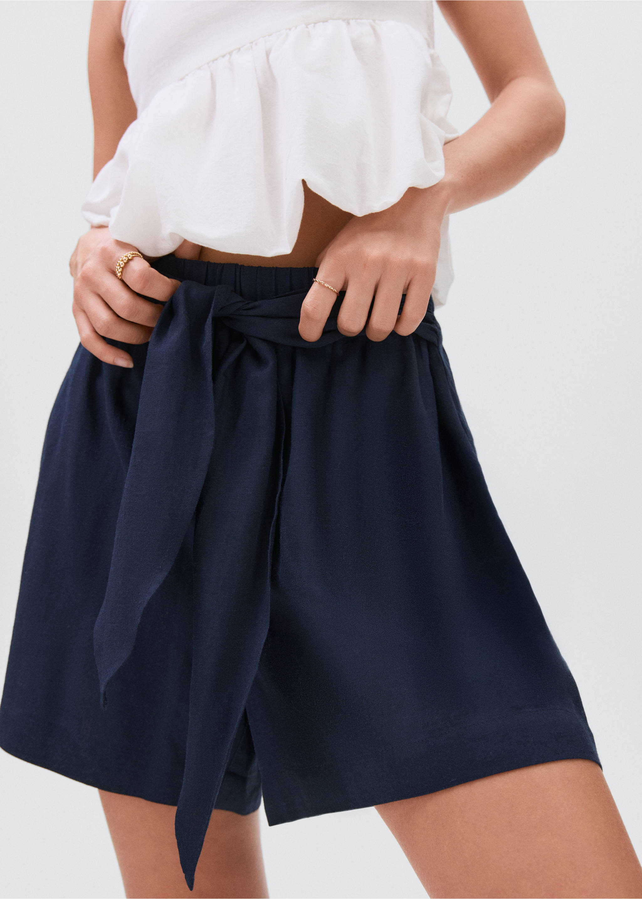 Shorts lli llaç - Detall de l'article 3, Blau marí. Ref: 17092917-00.