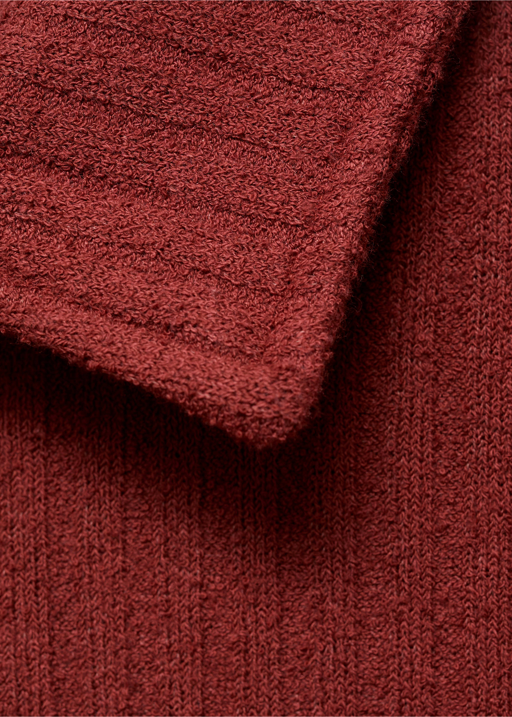 Polo maille texturé - Détail de l'article 0, Cerise. Ref: 17092921-00.