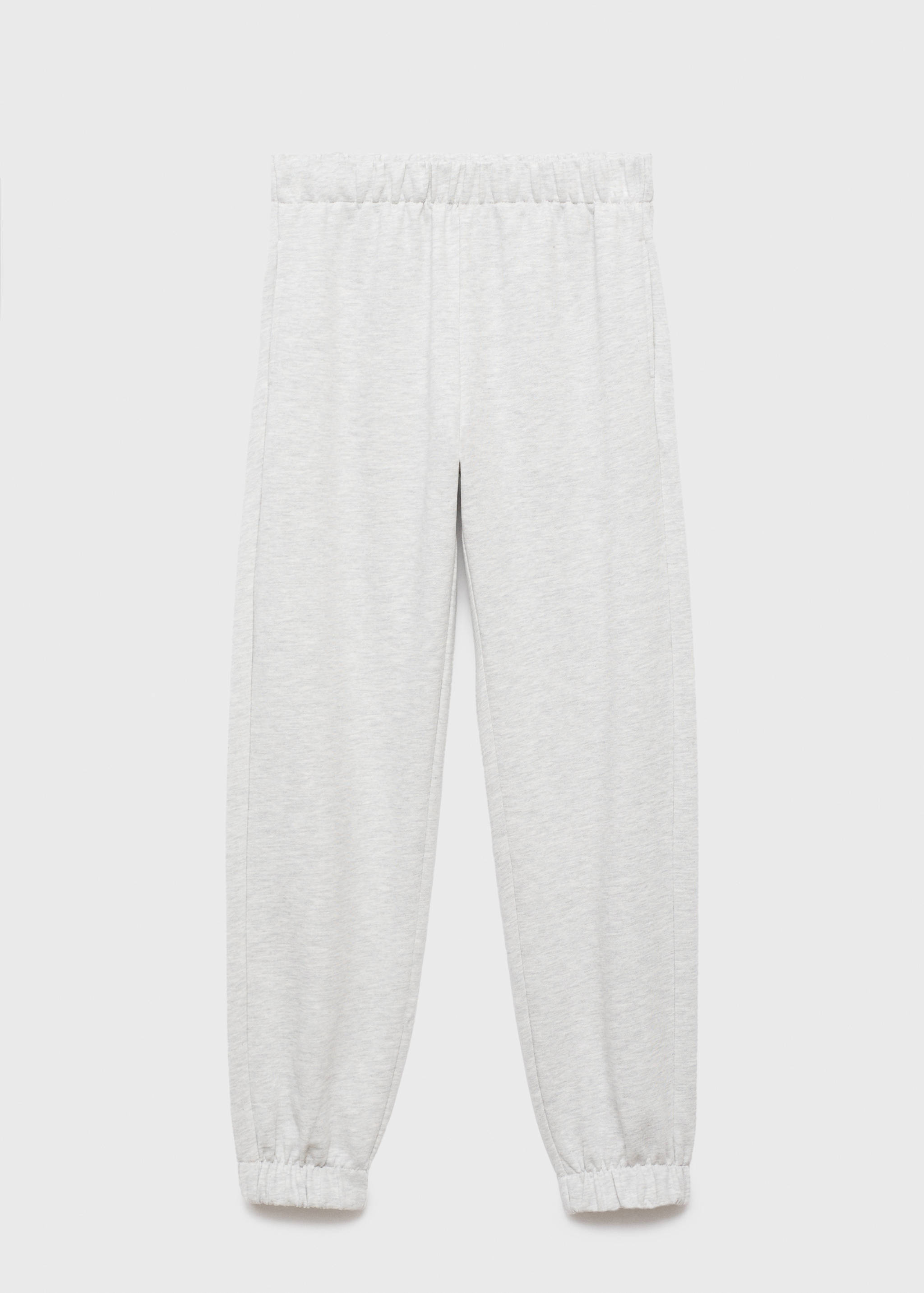 Cotton joggers with elastic waist - Article without model