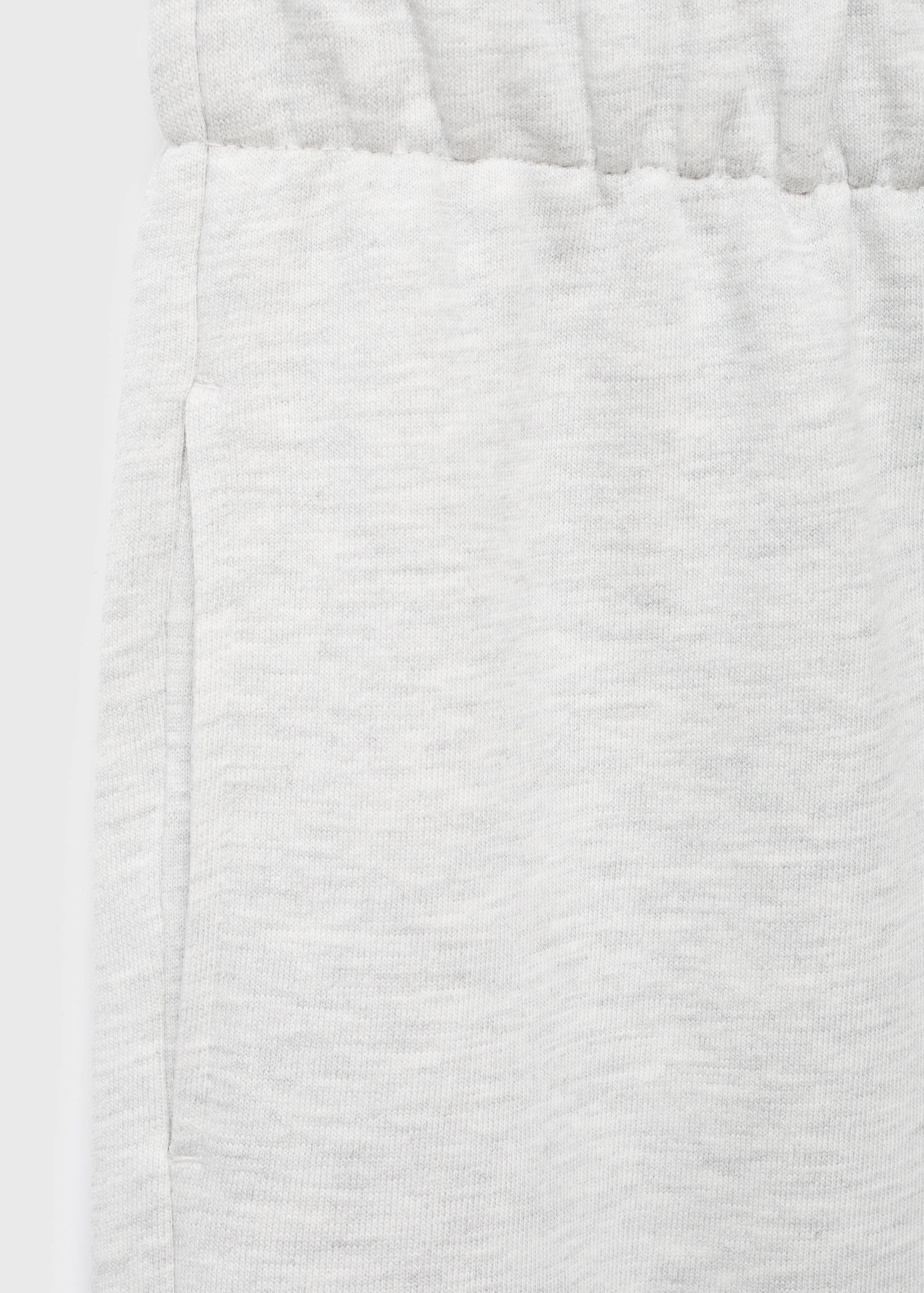 Cotton joggers with elastic waist - Details of the article 0