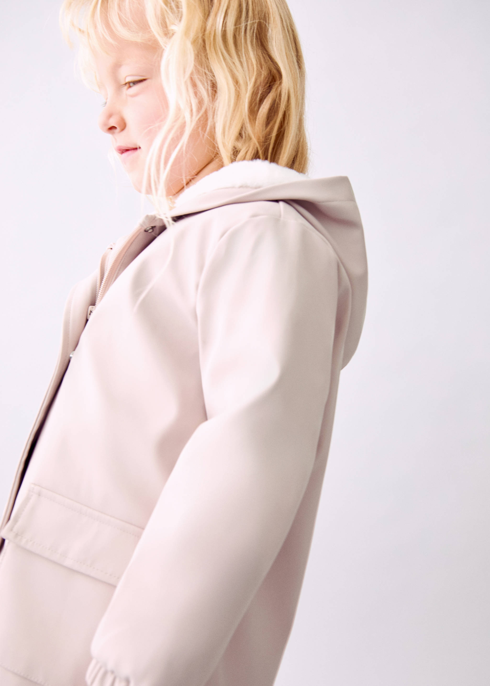Abric engomat interior pell - Pla mig