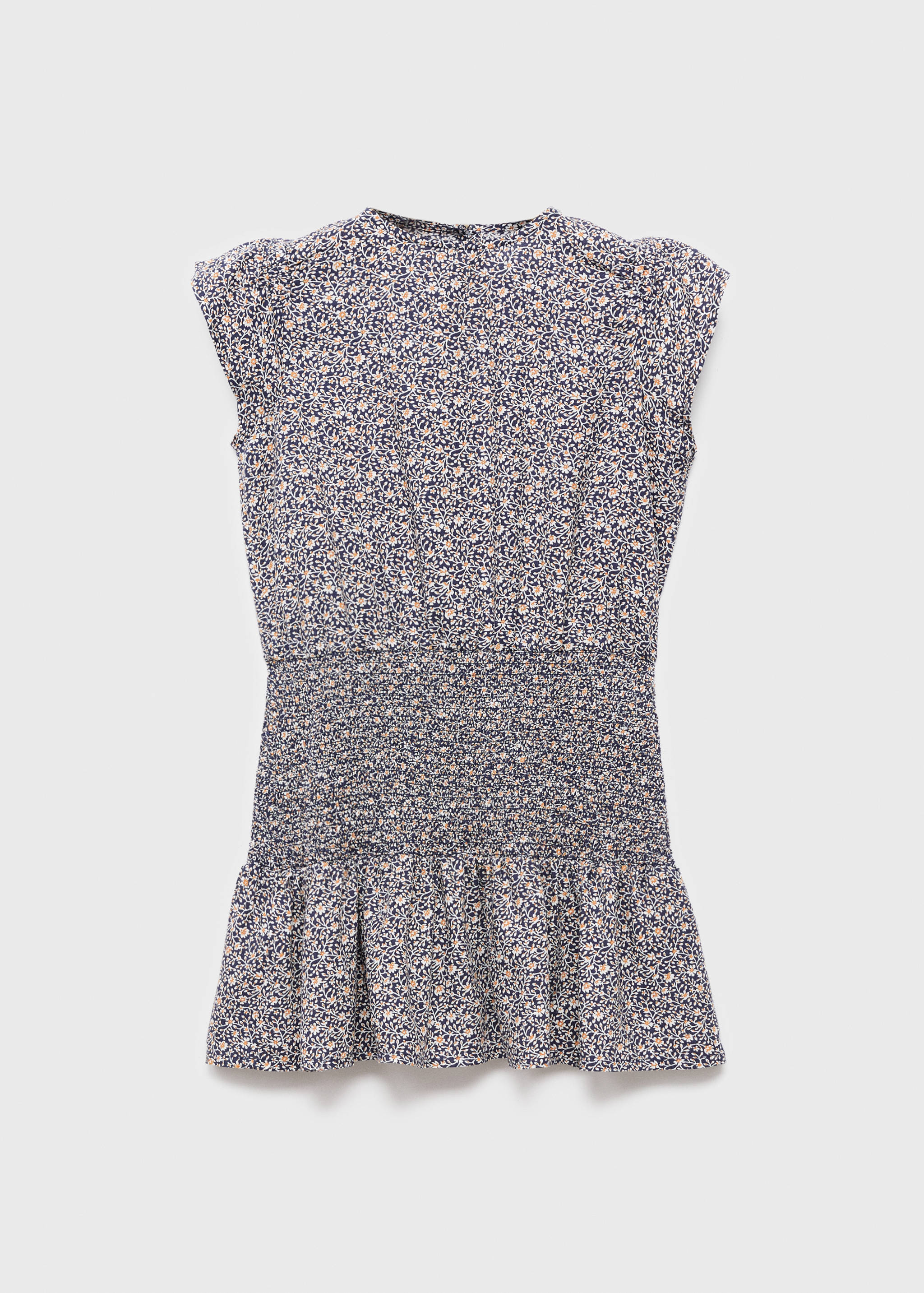 Vestit frunzit floral - Article sense model