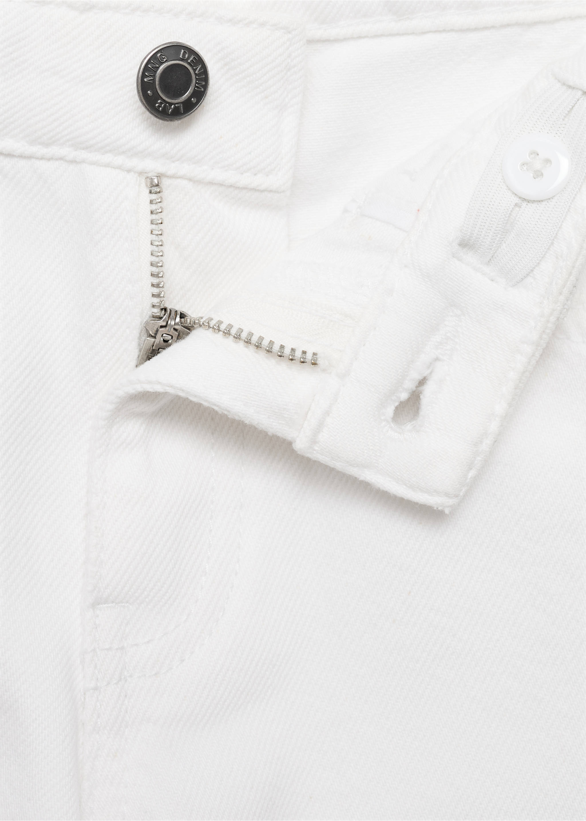 Jean dad-fit - Détail de l'article 8, Blanc. Ref: 17093274-00.