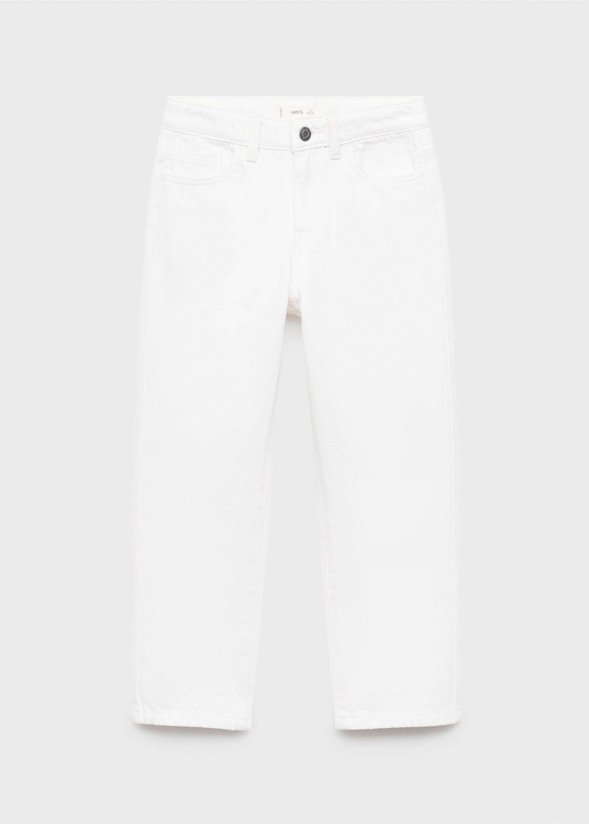 Dad-fit jeans - Article without model, White. Ref: 17093274-00.