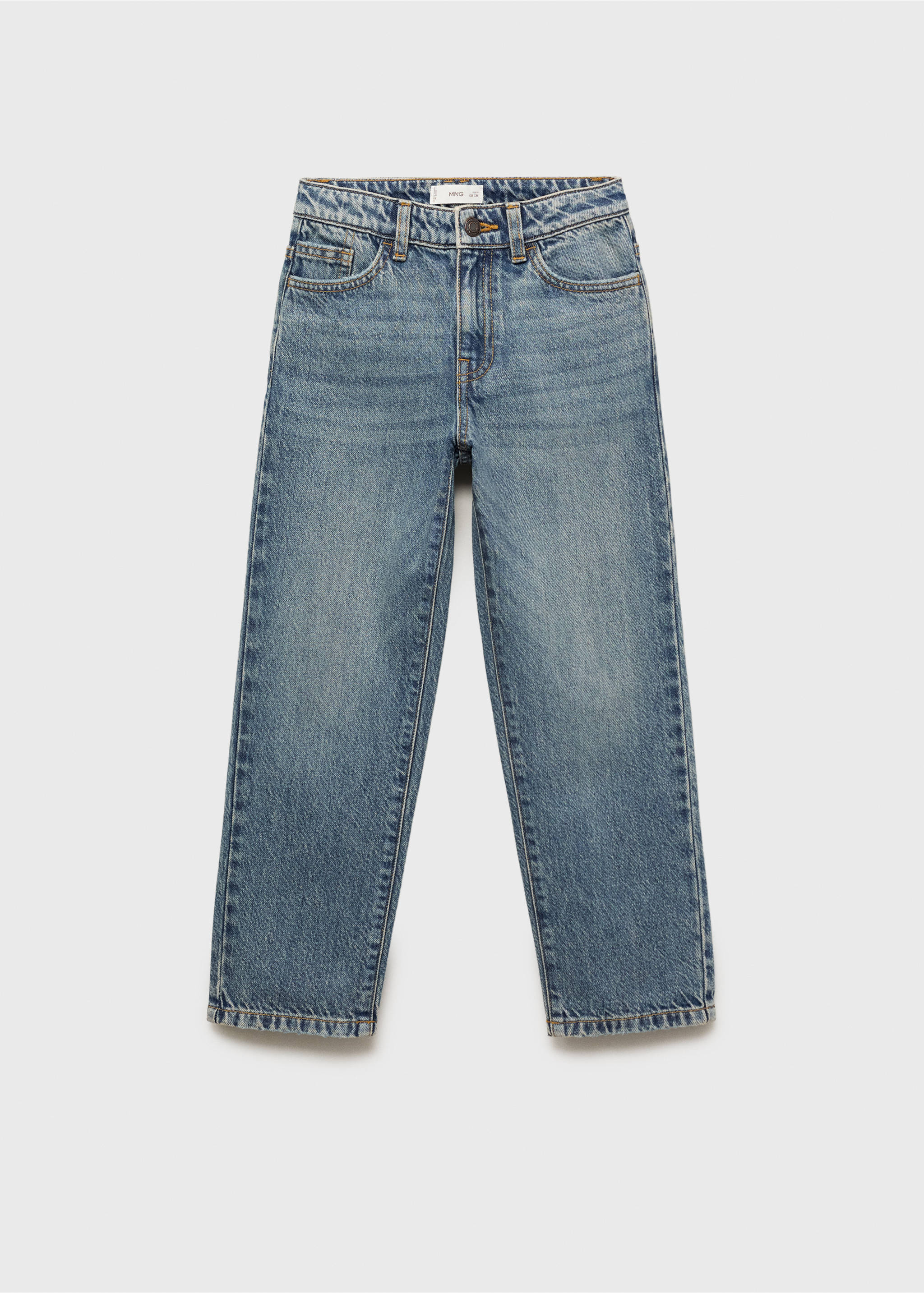 Džíny dad fit - Zboží bez modelu, Středně modrá vintage. Ref: 17093274-00.