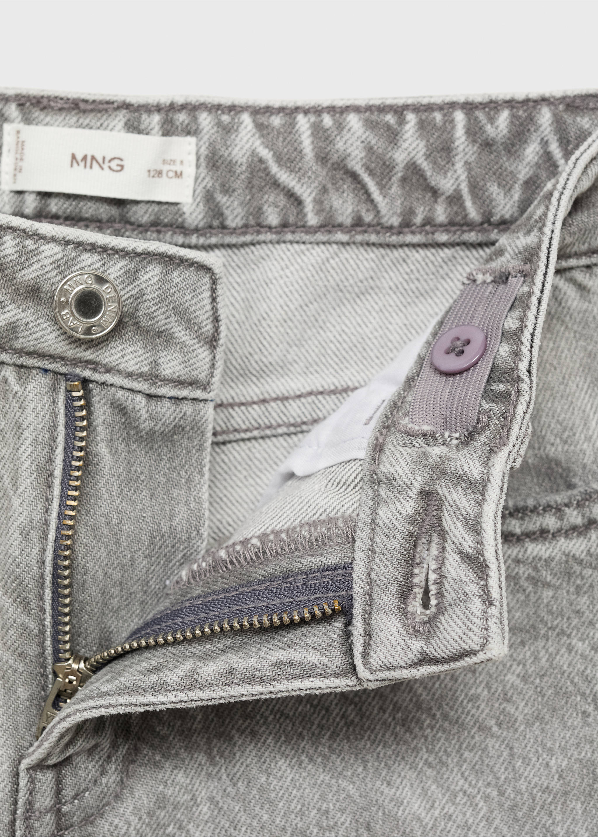 Jean dad-fit - Détail de l'article 0, Gris denim. Ref: 17093274-00.