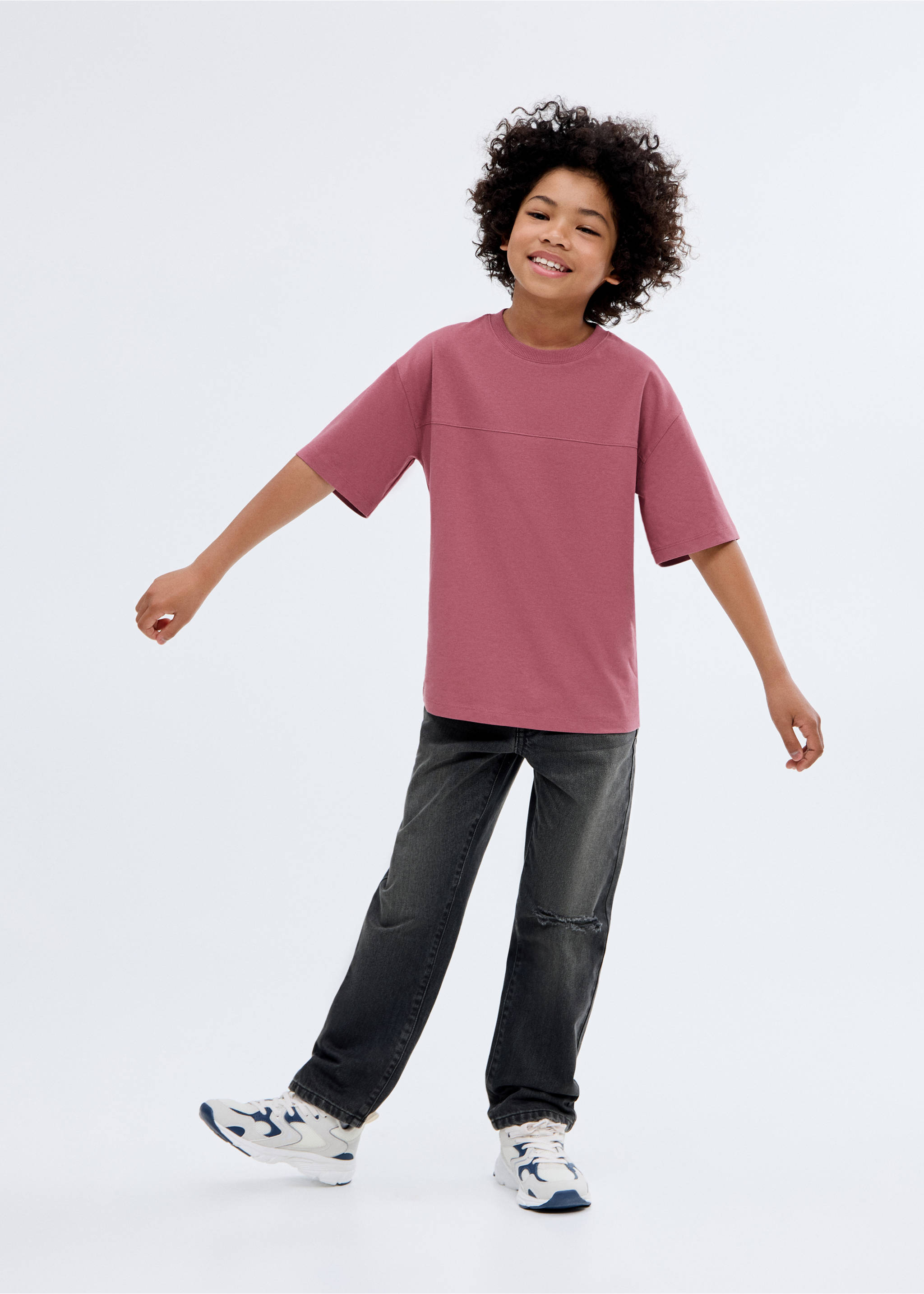 Jean dad-fit - Plan général, Black denim. Ref: 17093274-00.