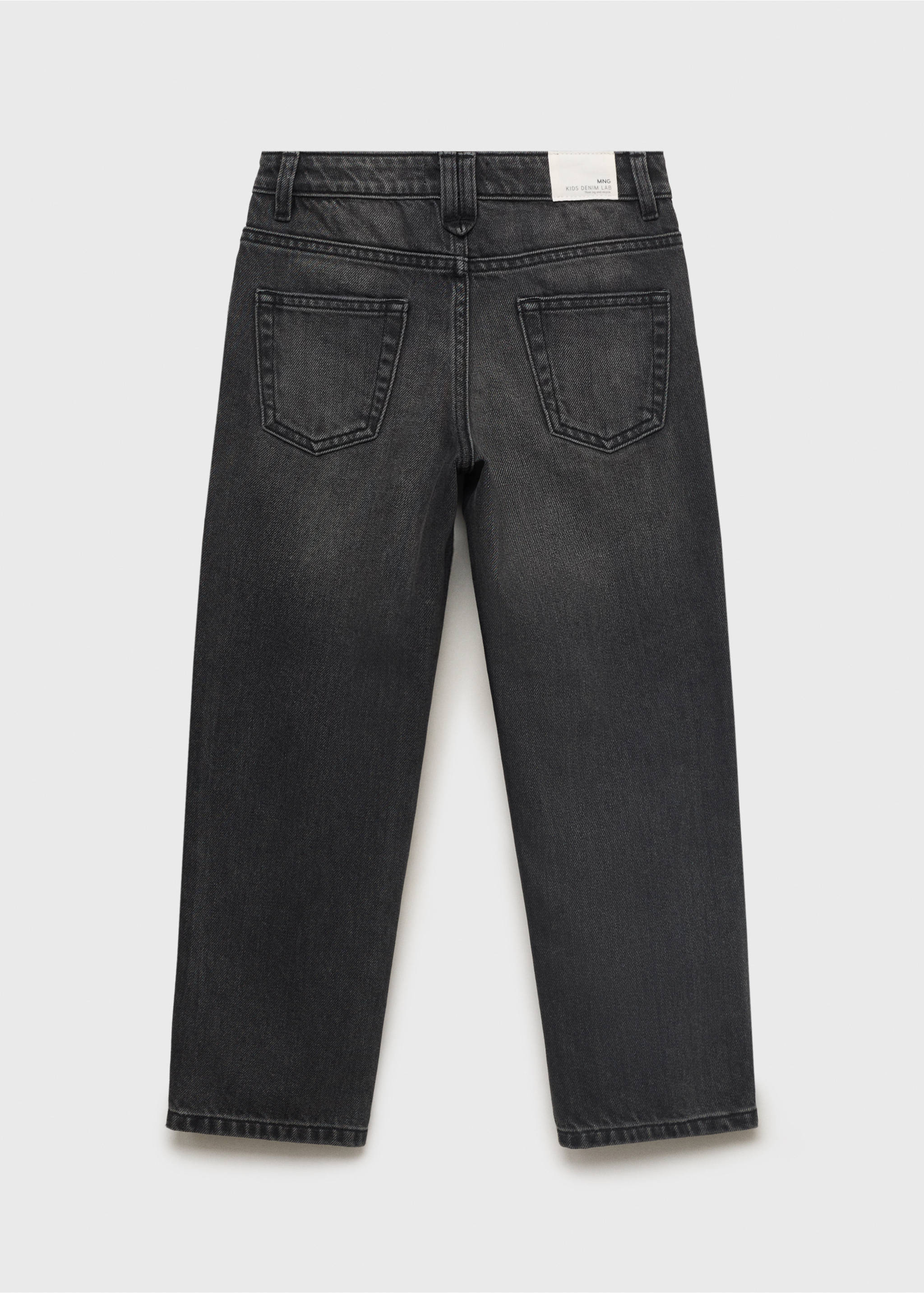 Jean dad-fit - Verso de l’article, Black denim. Ref: 17093274-00.