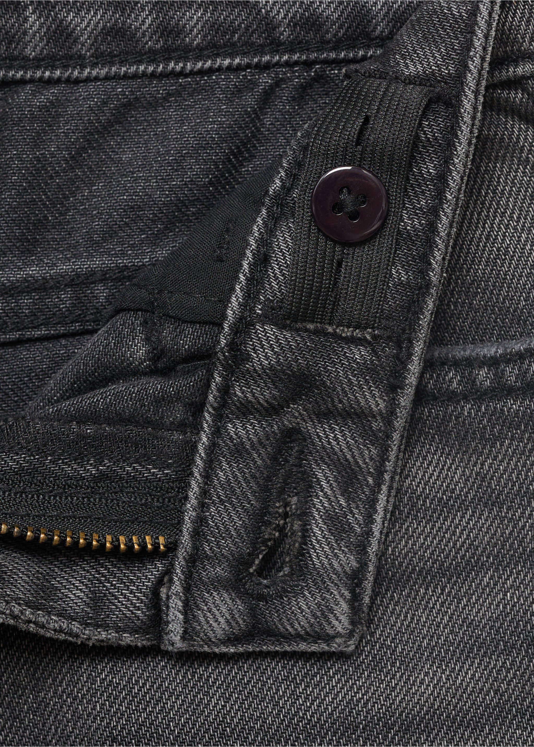 Jean dad-fit - Détail de l'article 0, Black denim. Ref: 17093274-00.
