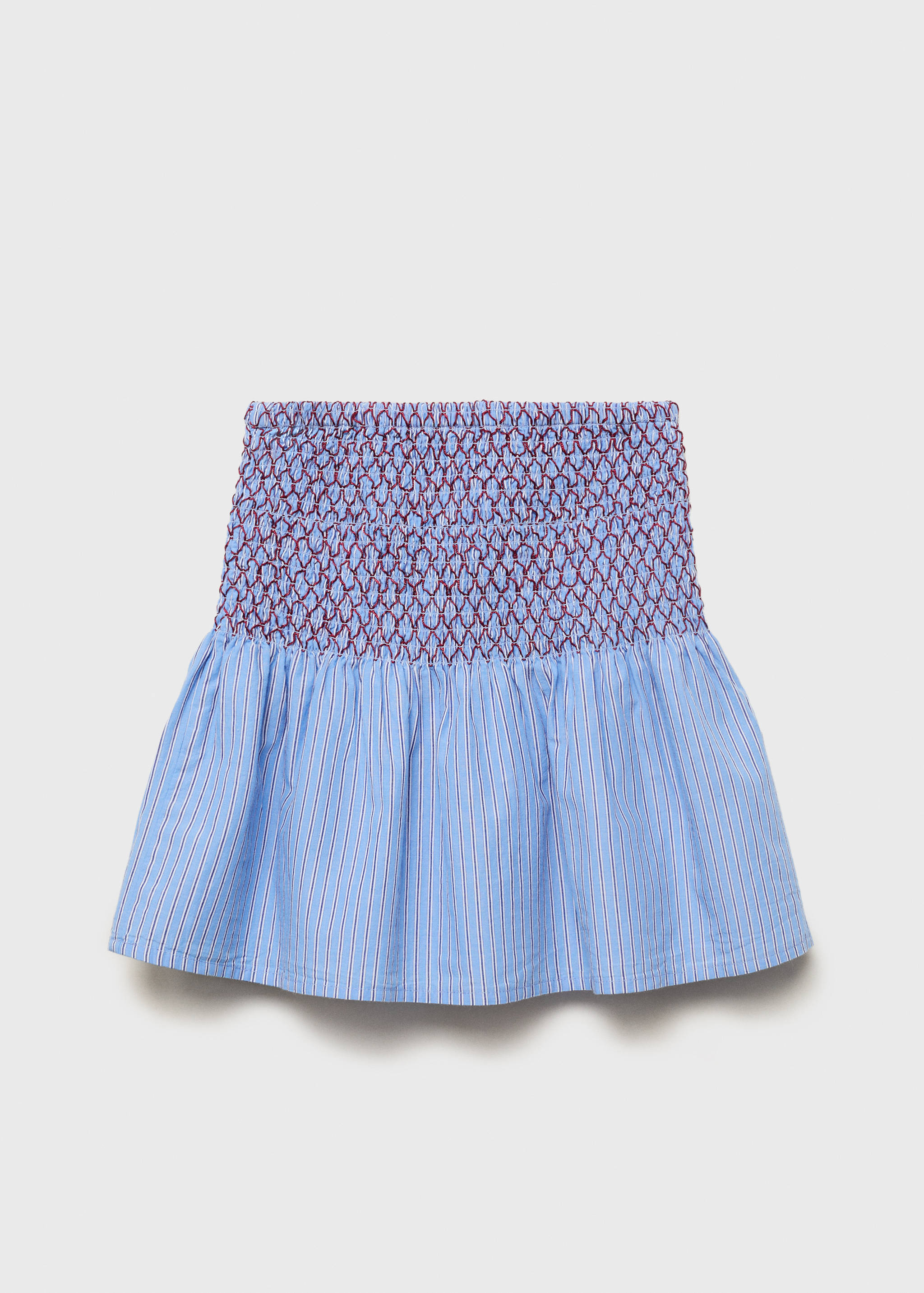 Striped cotton skirt - Reverse of the article