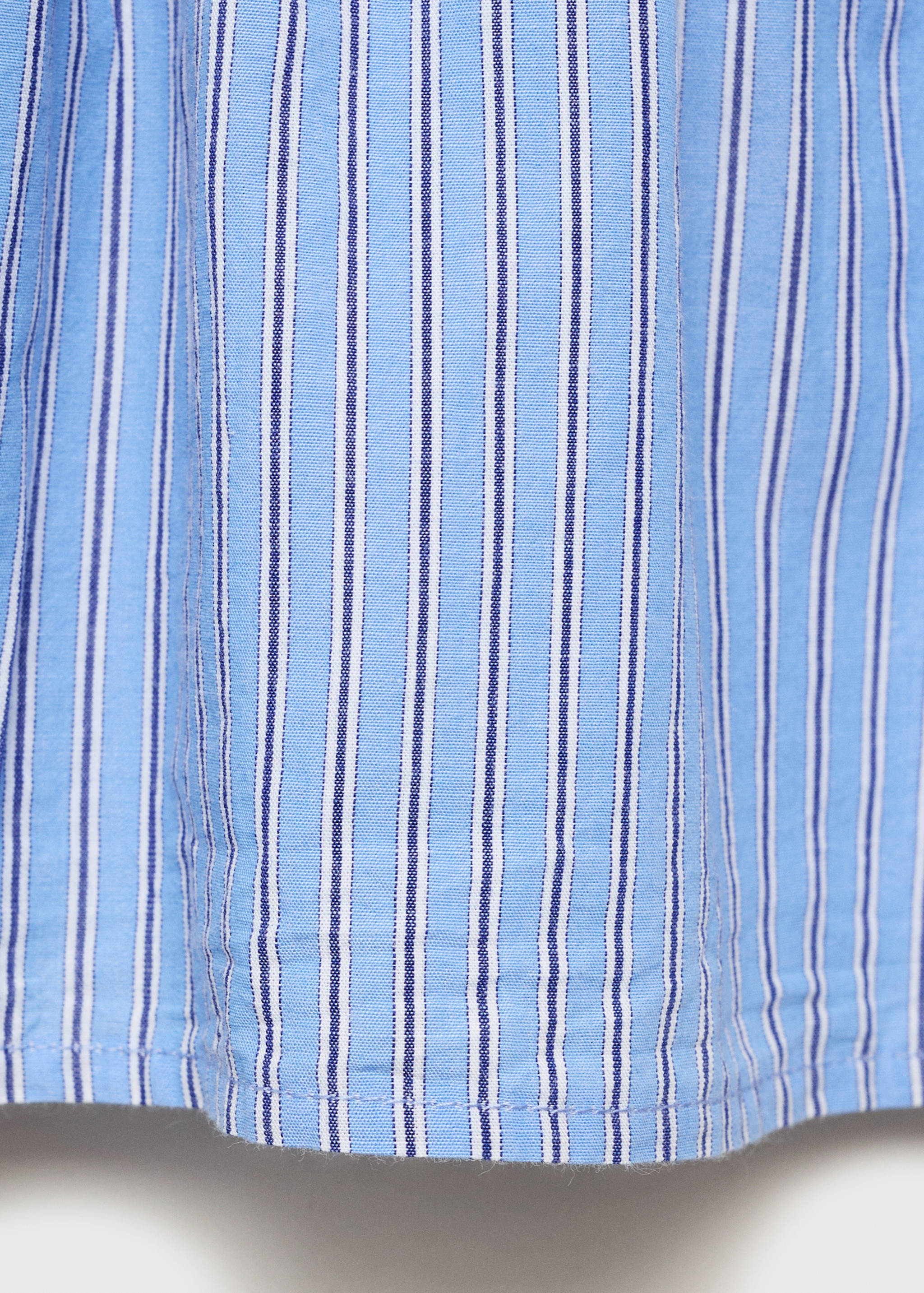 Striped cotton skirt - Details of the article 0