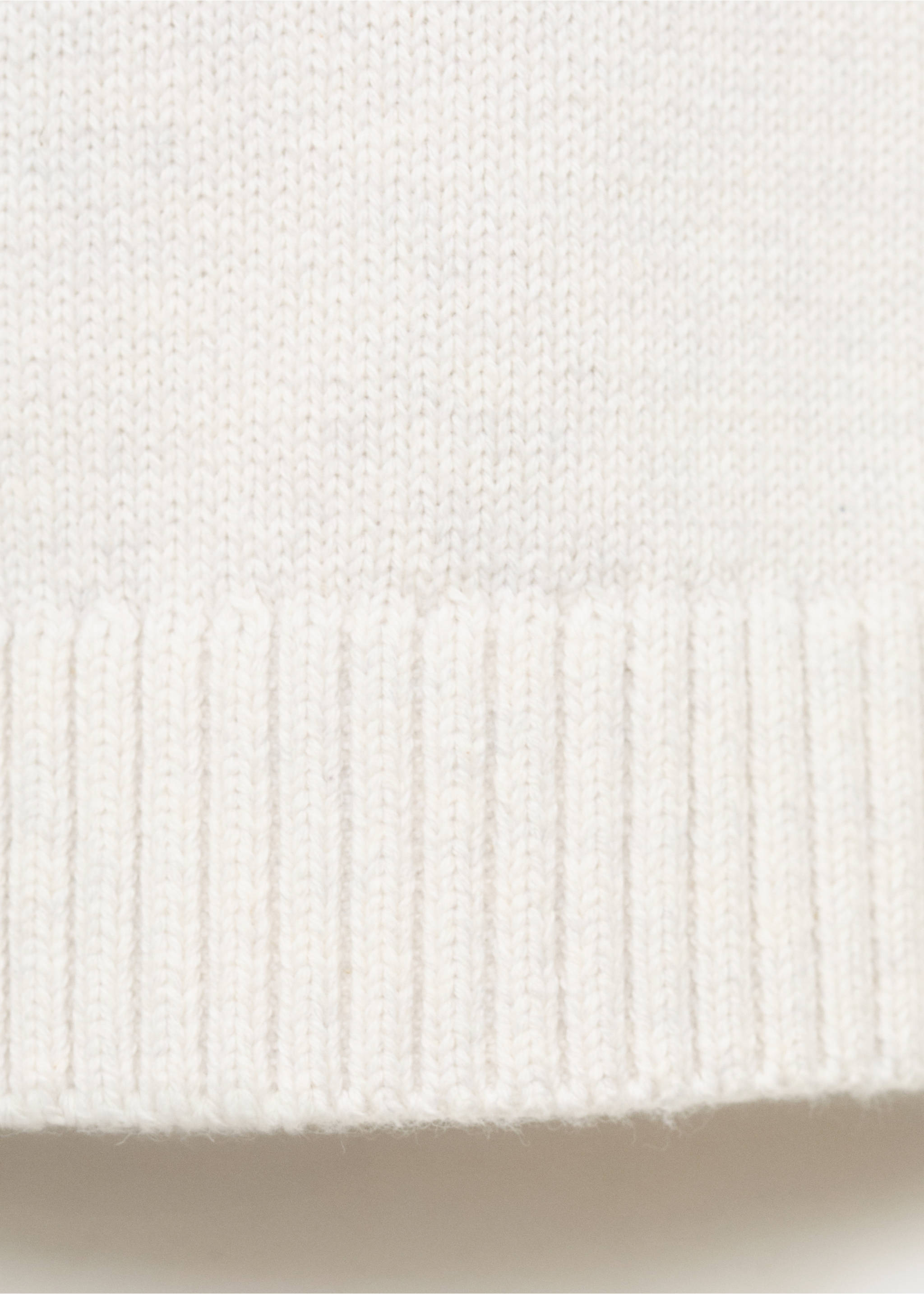 Knitted cotton sweater - Details of the article 0, Light/Pastel Grey. Ref: 17093277-00.