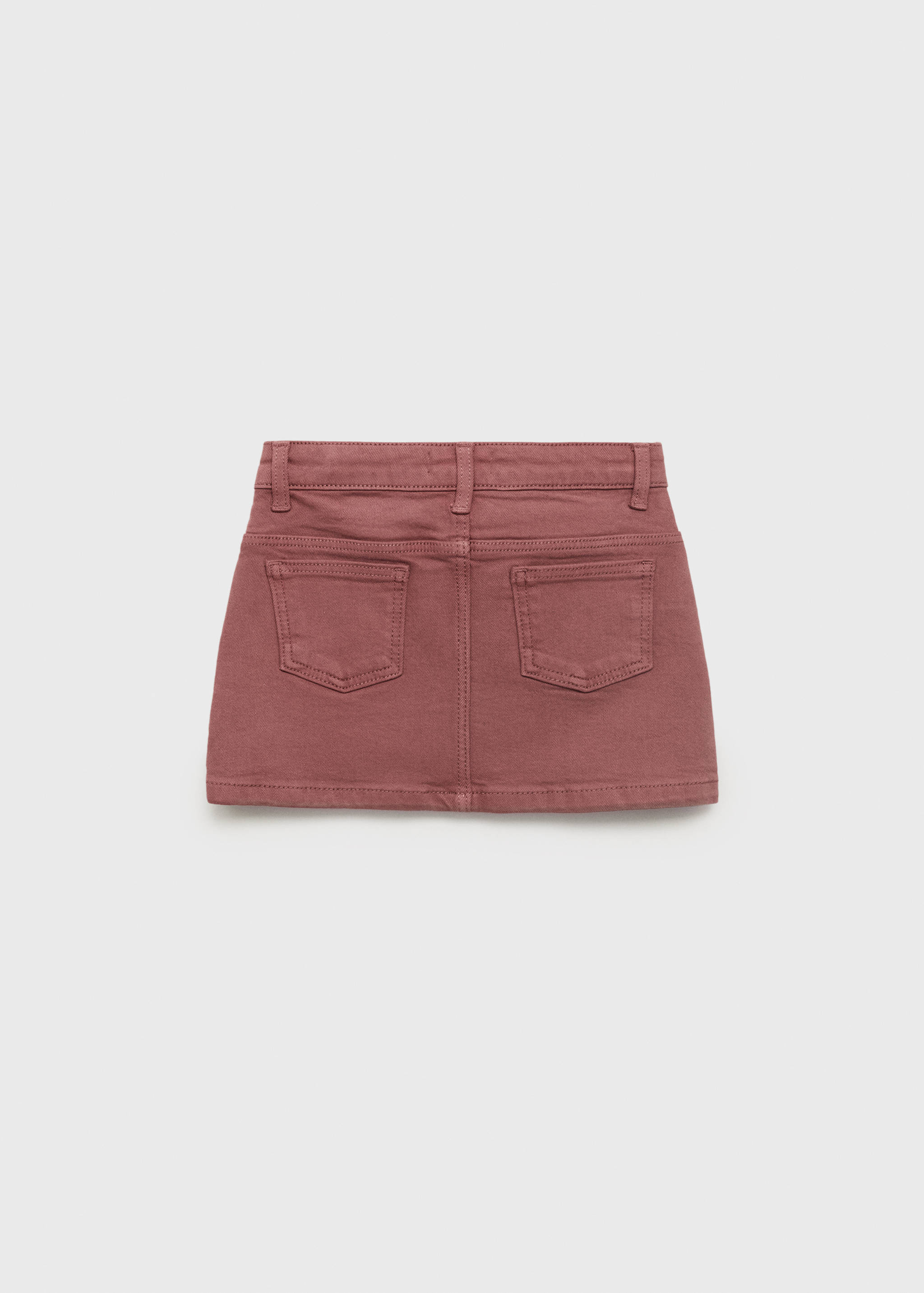 Denim skirt - Reverse of the article