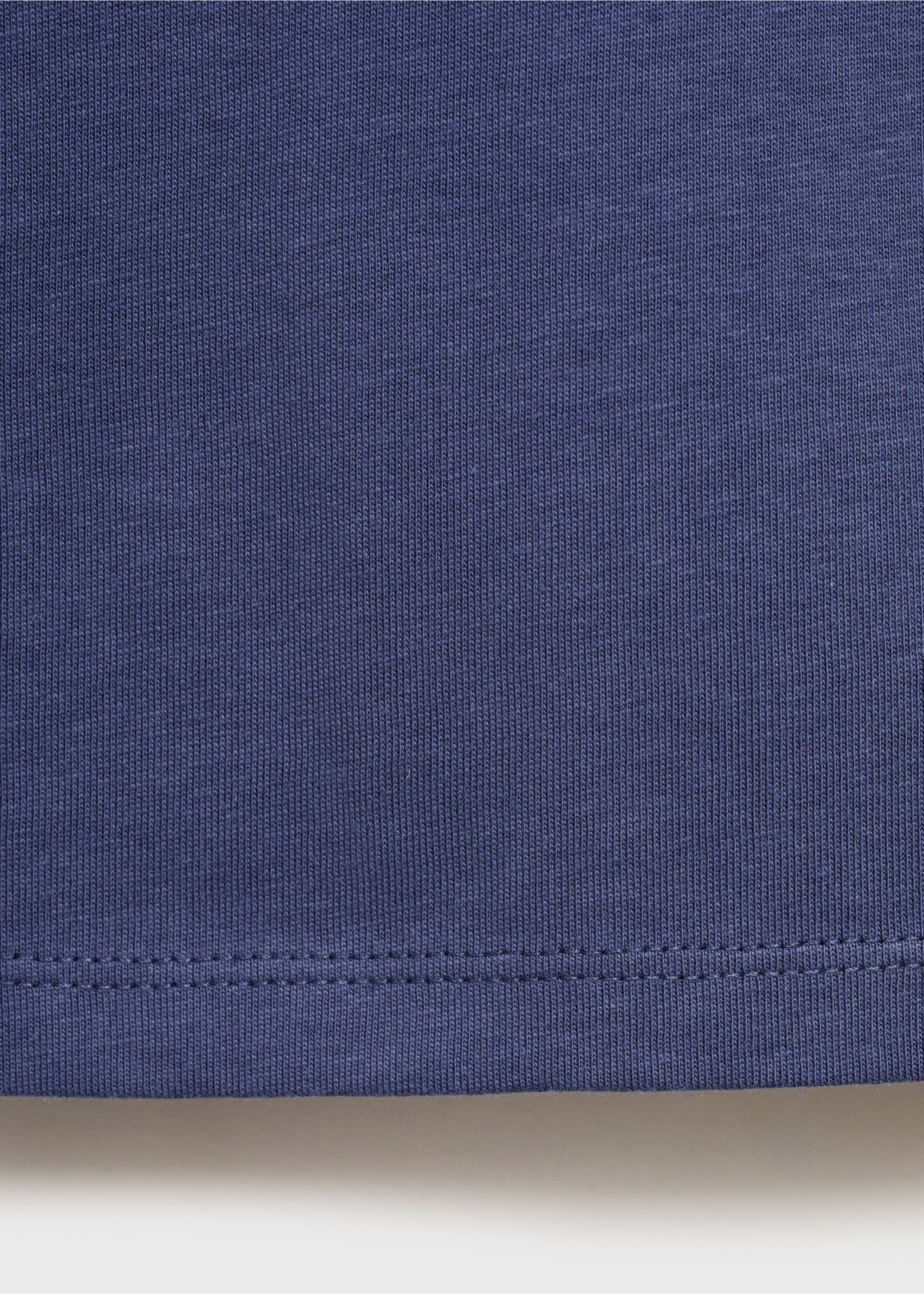 Printed cotton polo shirt - Details of the article 0, Navy. Ref: 17093285-00.