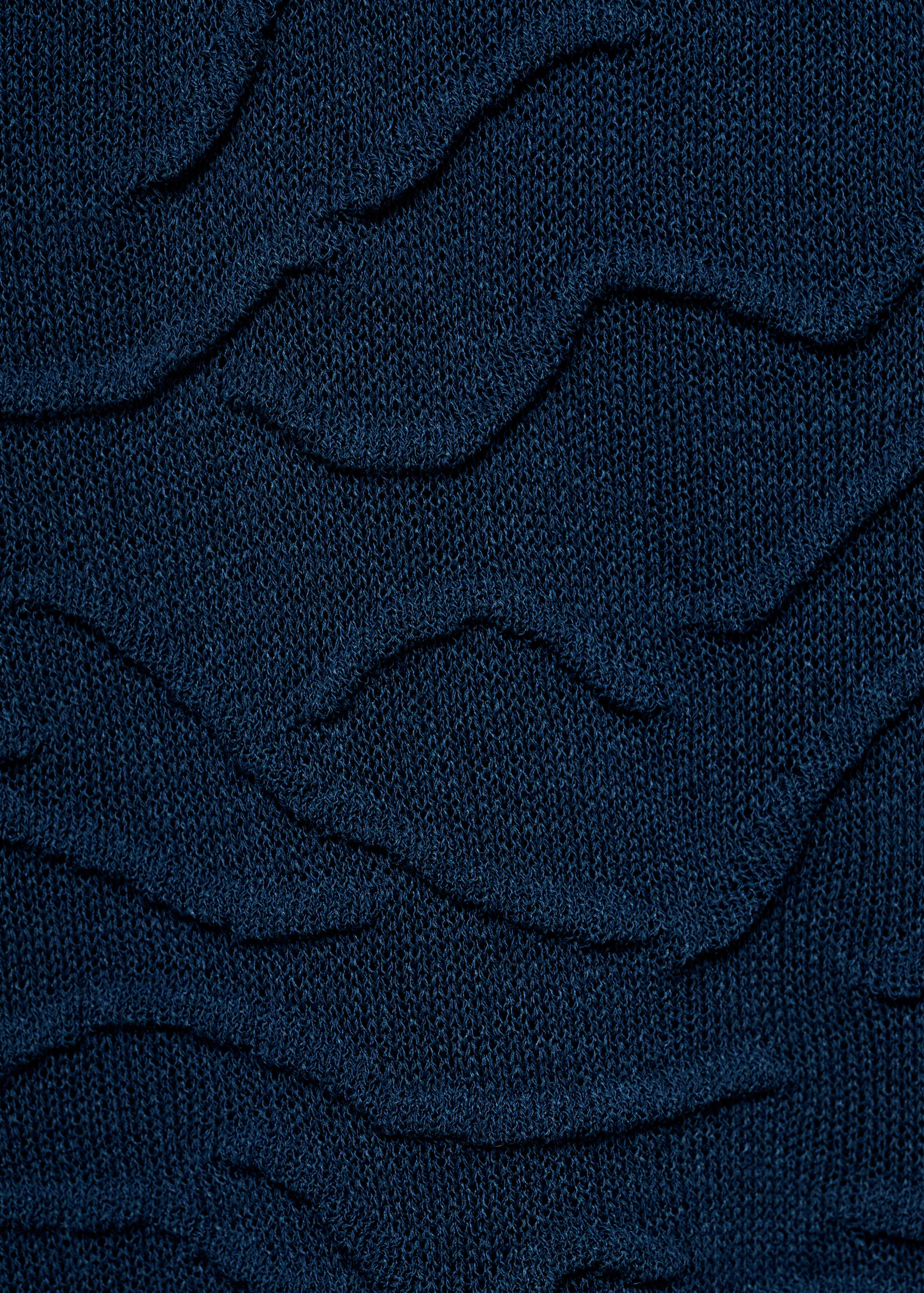 Textured long skirt - Details of the article 0