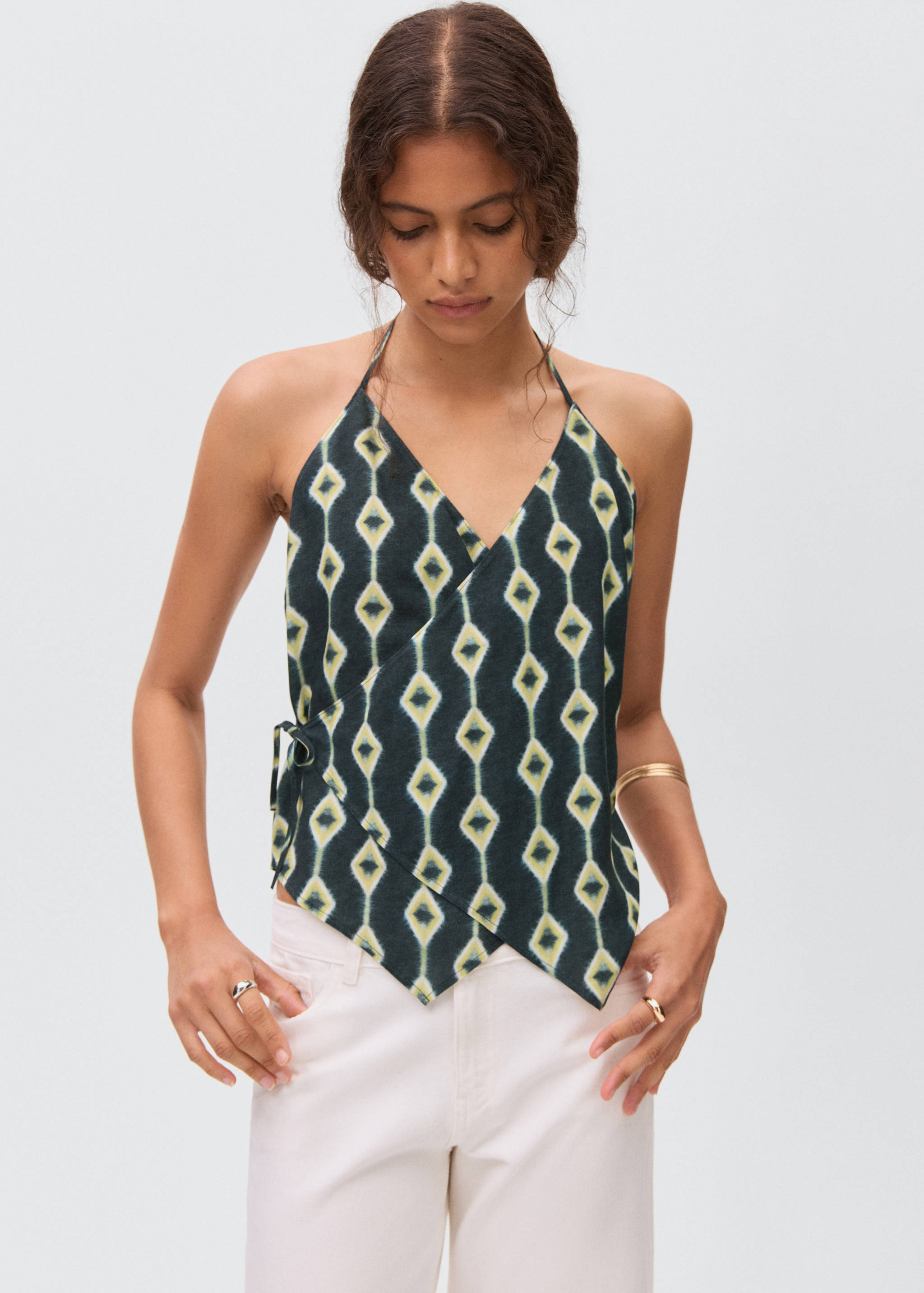 Top creuat coll halter - Pla mig