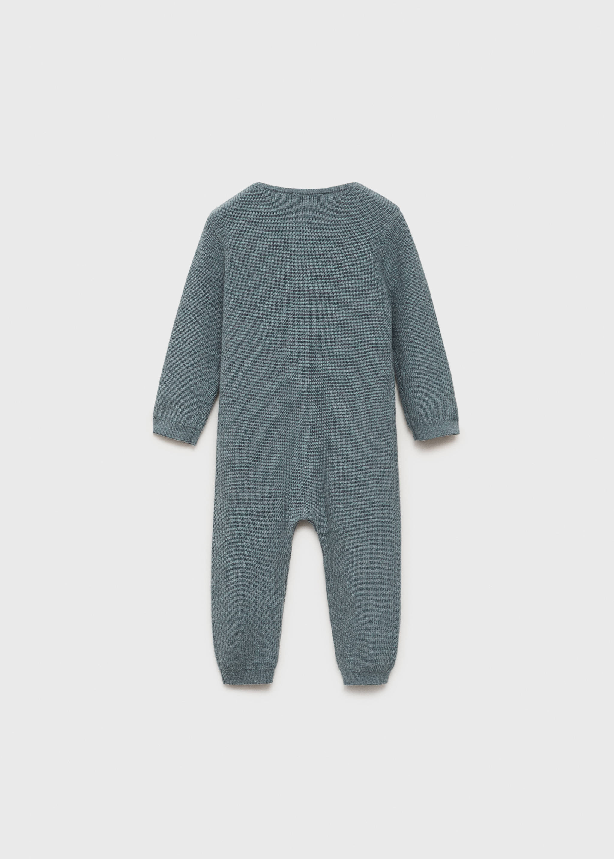 Lång stickad jumpsuit - Artikelns baksida