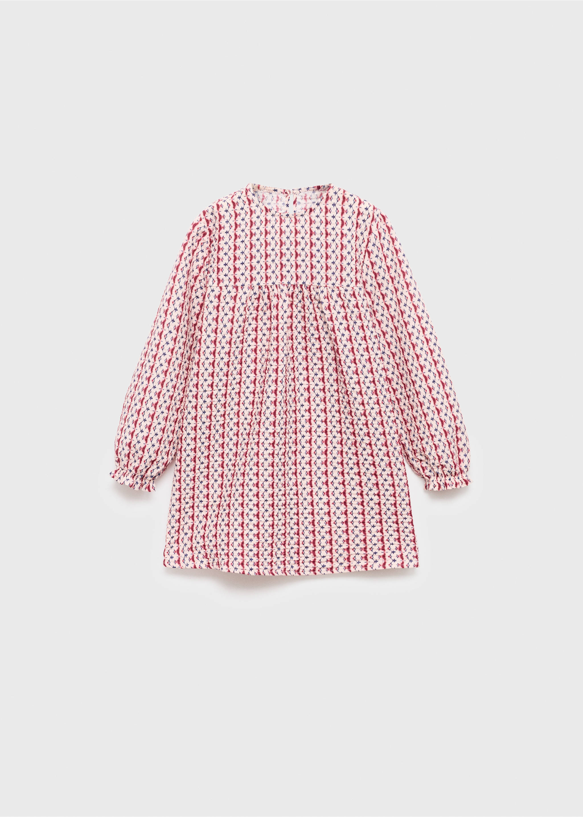 Printed short dress - Article without model, Cherry. Ref: 17093300-00.