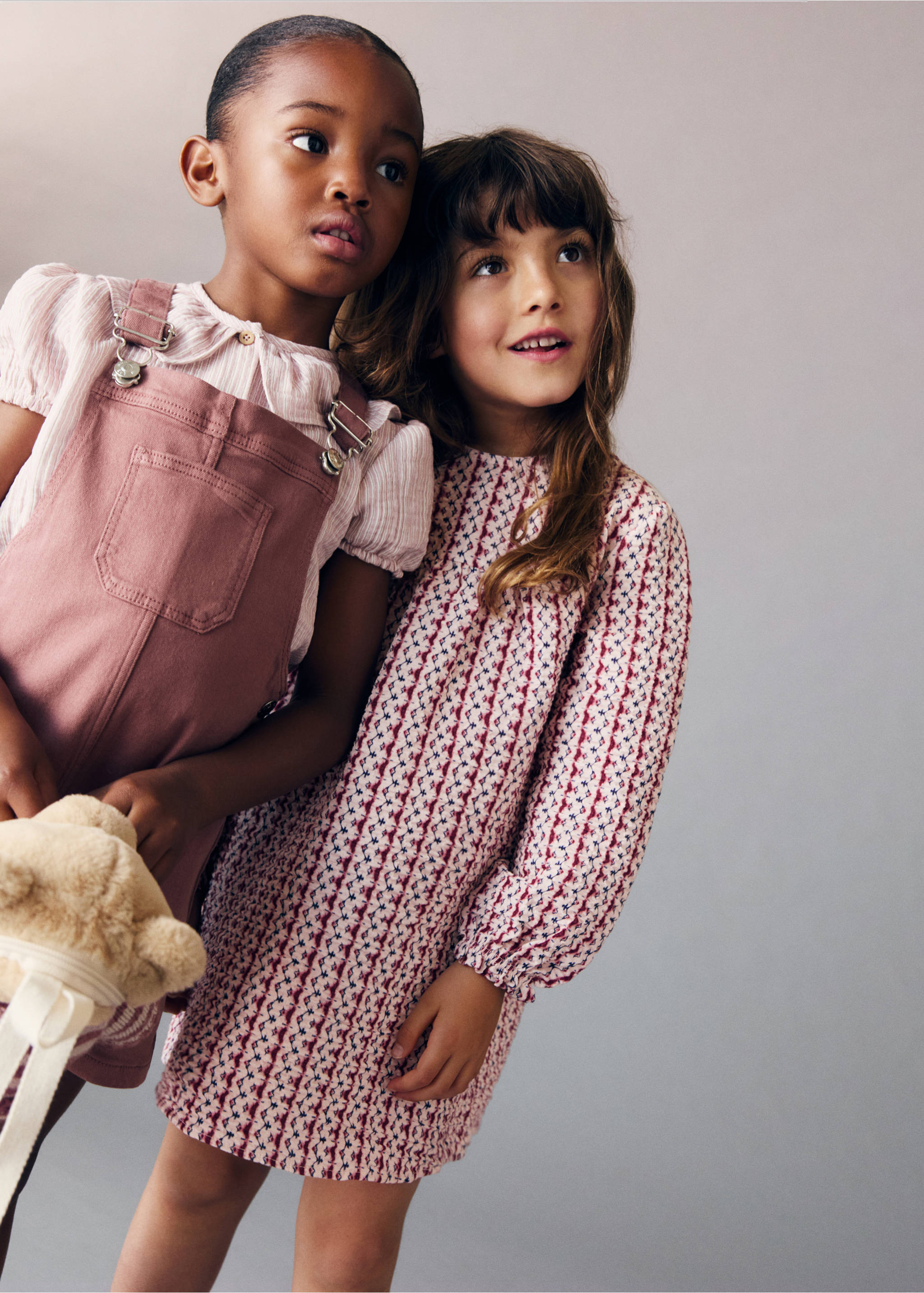 Printed short dress - Details of the article 5, Cherry. Ref: 17093300-00.