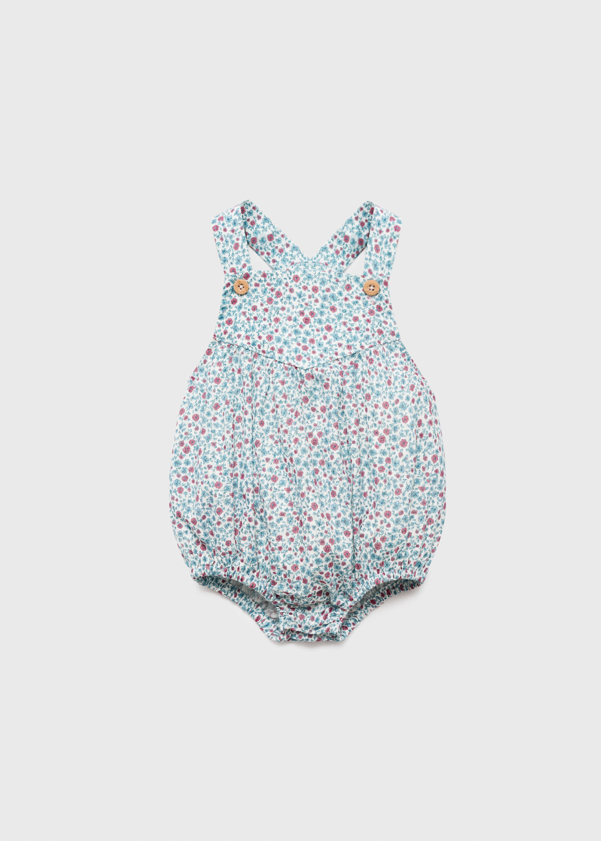 Floral-print romper suit - Article without model