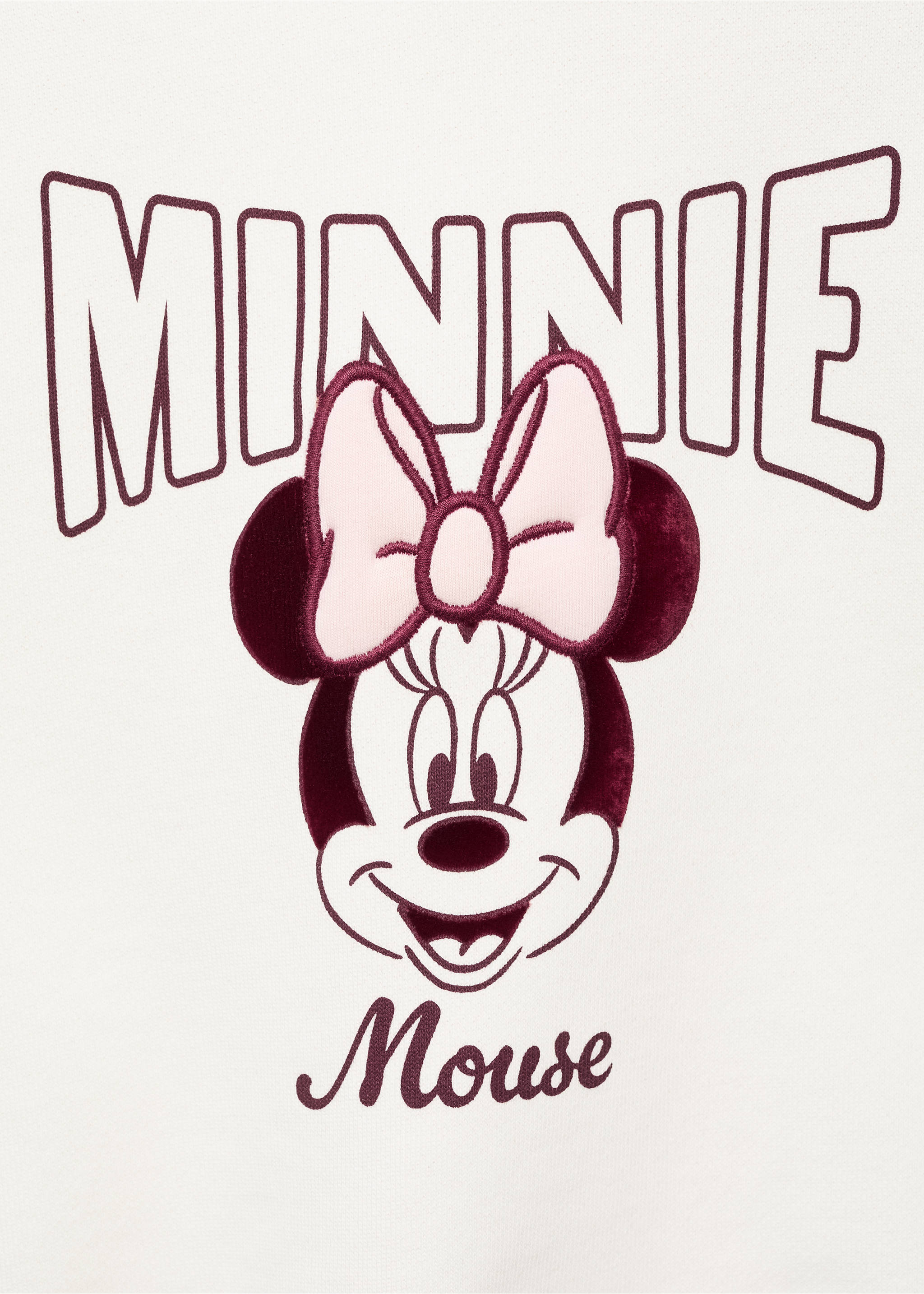 Minnie Mouse sweatshirt - Details of the article 8, Off White. Ref: 17093320-00.