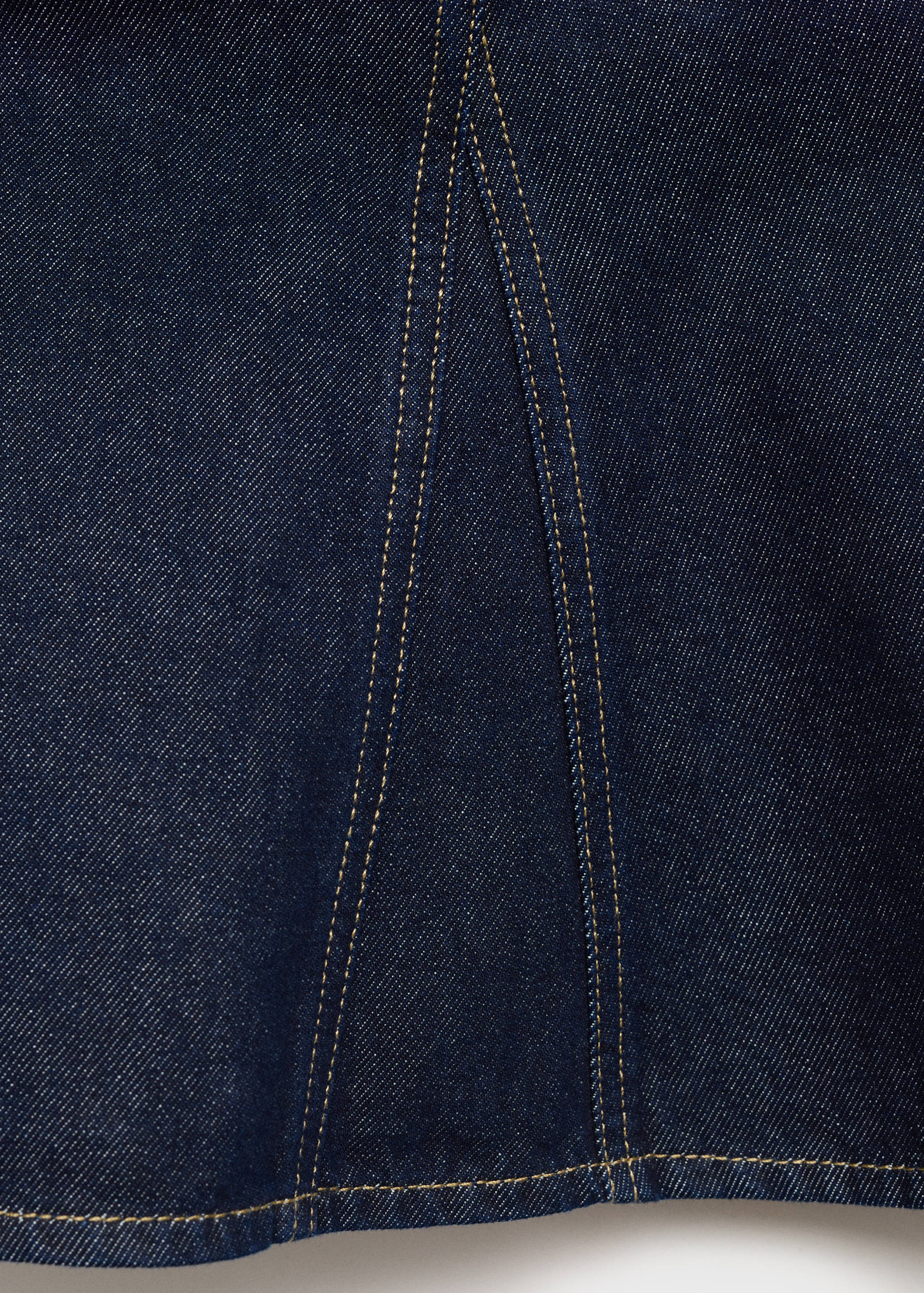 Denim peplum top - Details of the article 8