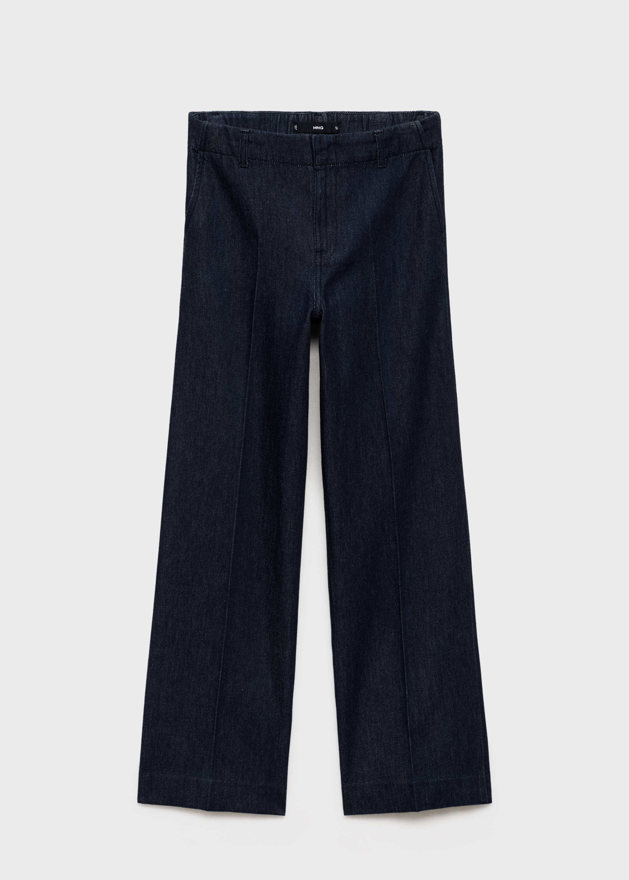 High-waisted wideleg denim broek - Artikel zonder model