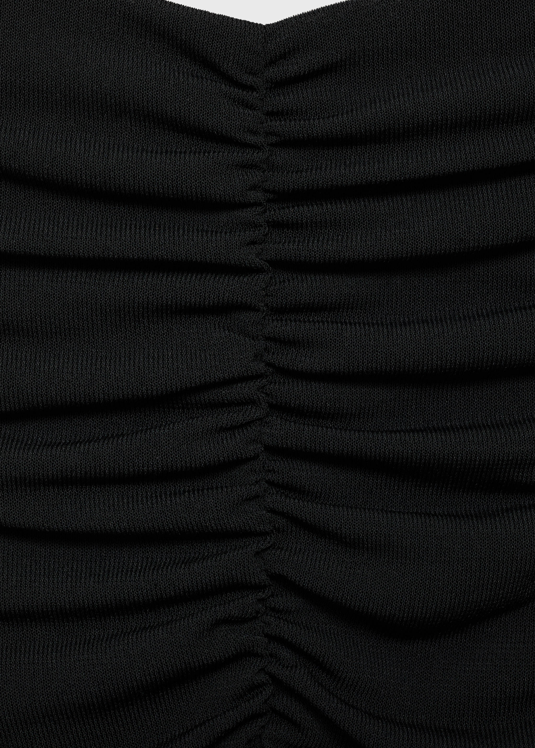 Robe midi froncée - Détail de l'article 0
