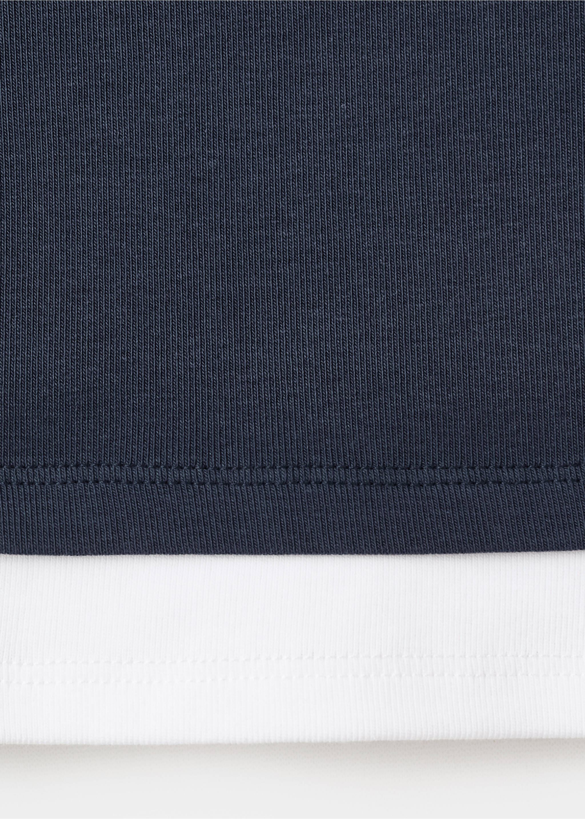 Off-shoulder top - Details of the article 0, Navy. Ref: 17093334-00.