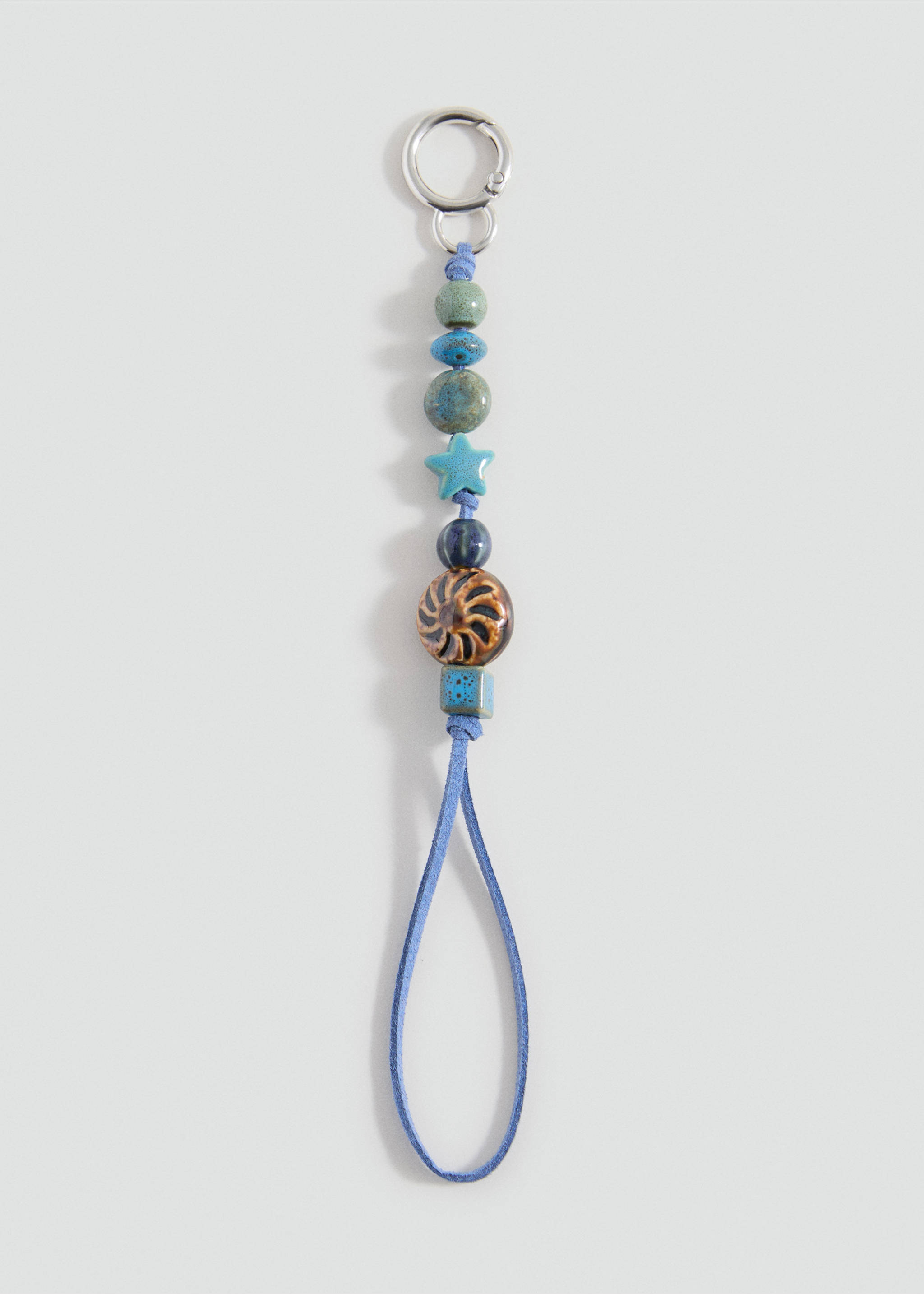 Combined leading keychain - Article without model, Night Blue. Ref: 17093805-00.
