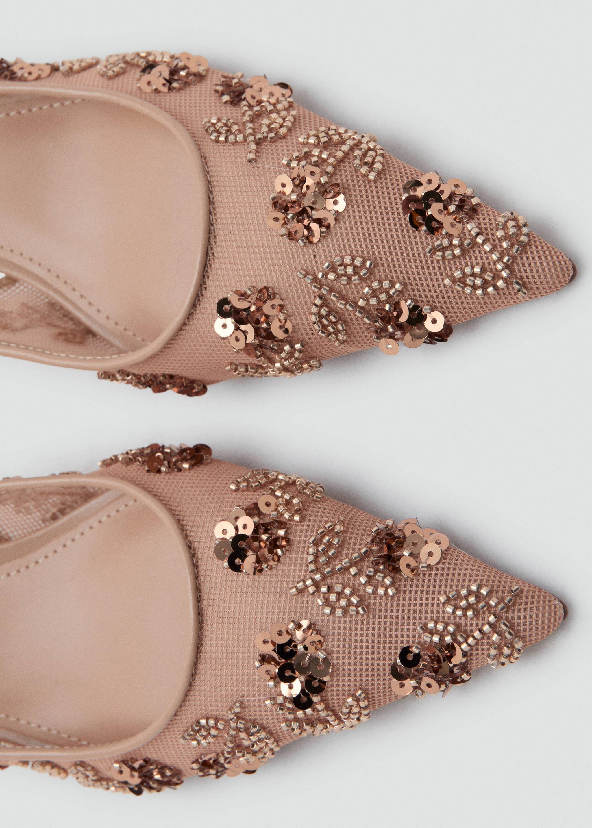 Zapato tacón mesh abalorios - Detalle del artículo 2