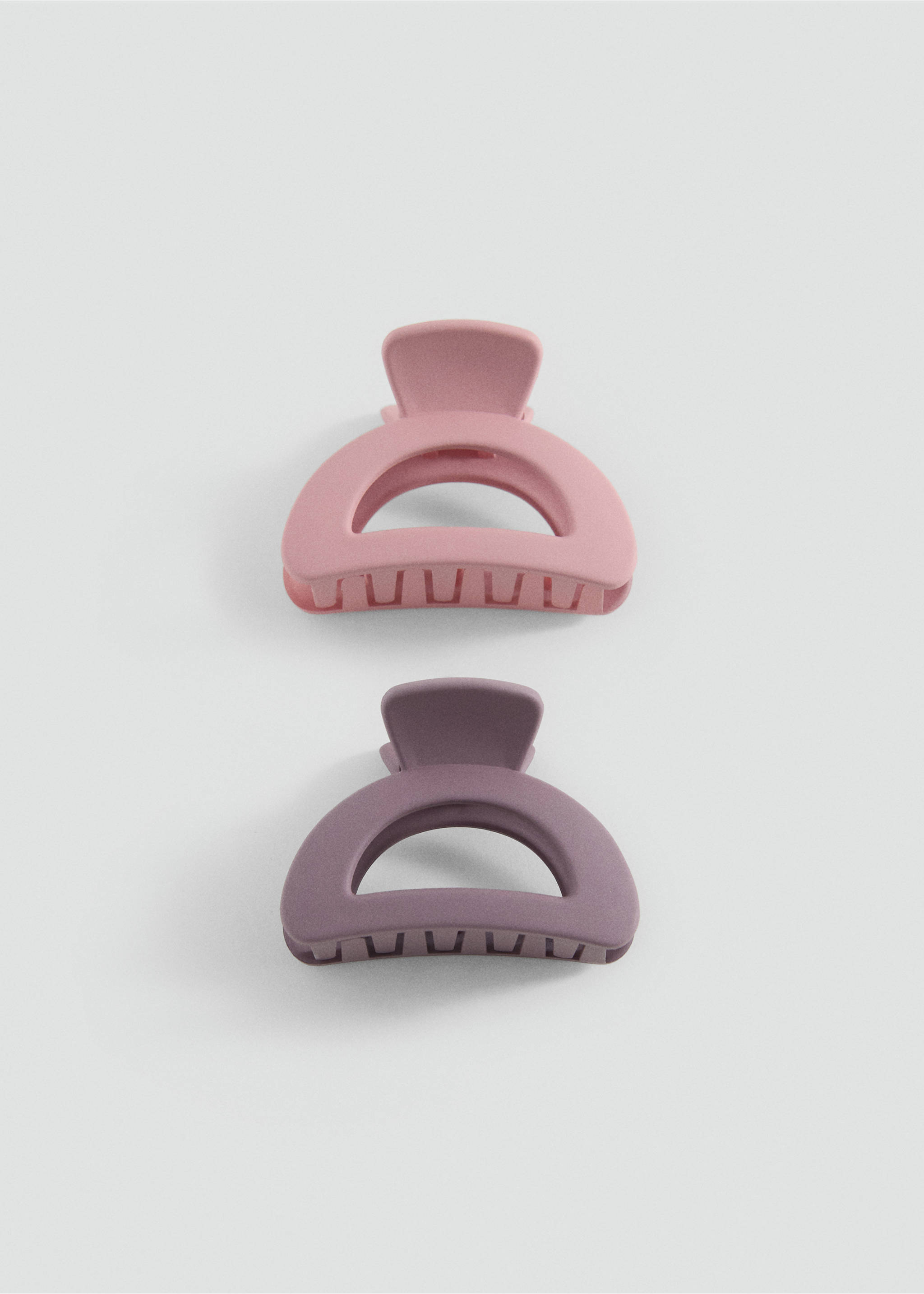 Pack of 2 hair clips - Article without model, Pastel Pink. Ref: 17093818-00.
