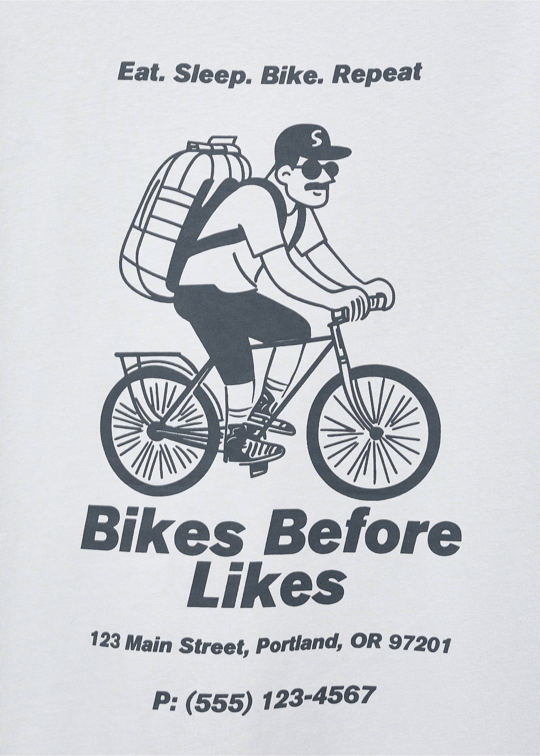 Maglietta cotone stampata - Dettaglio dell'articolo 8, Celeste. Ref: 17093822-00.