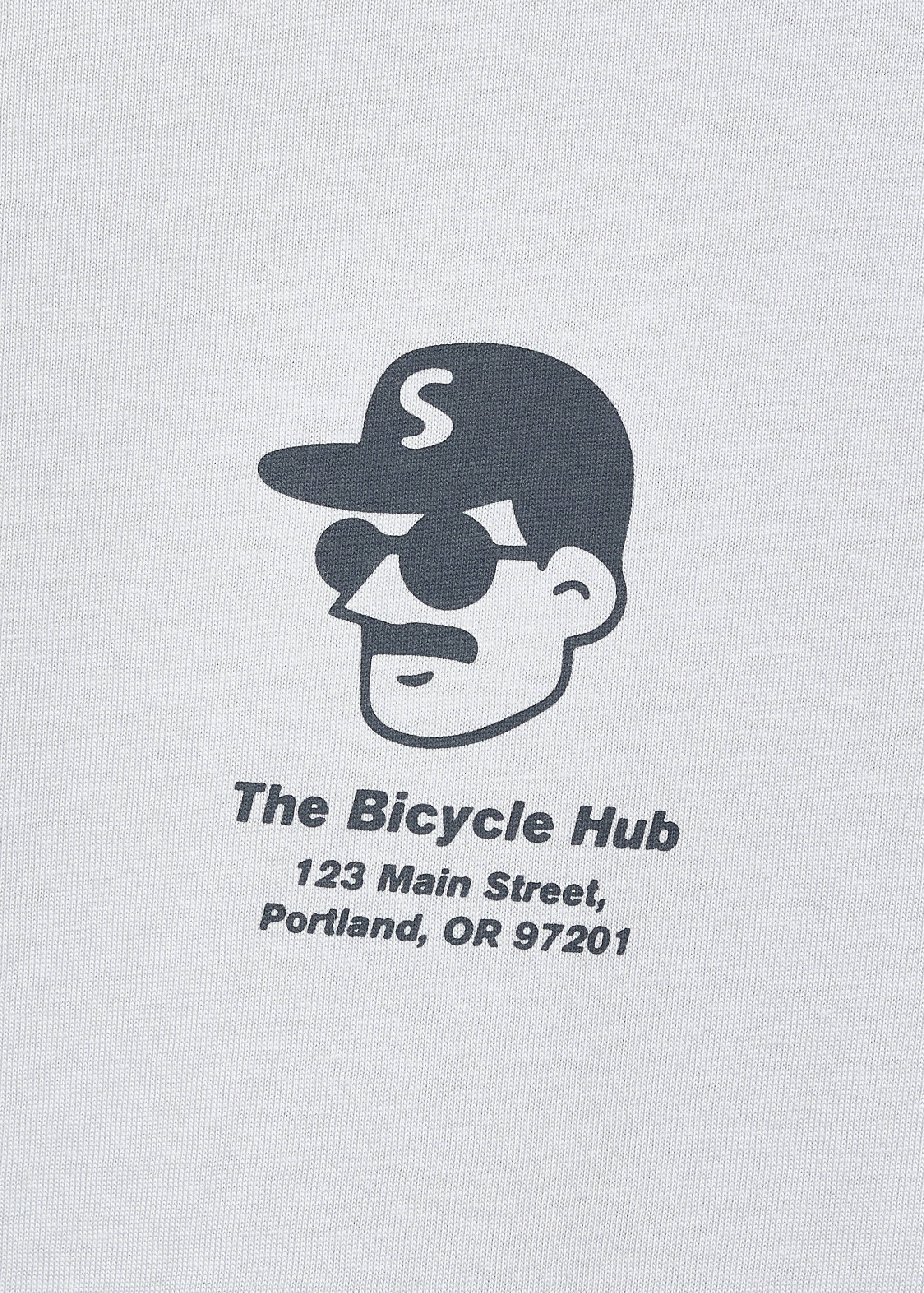 Printed cotton-blend t-shirt - Details of the article 0