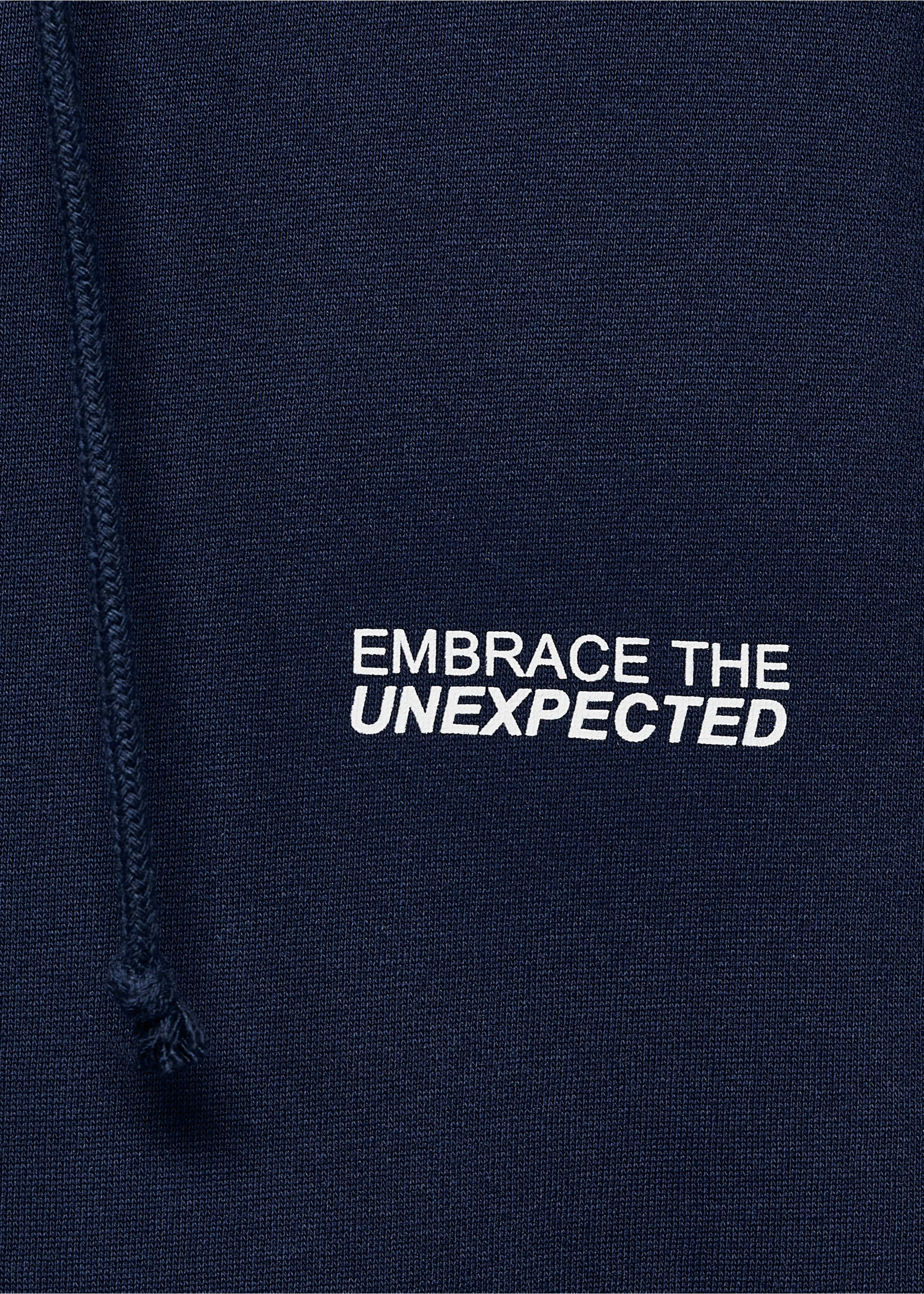 Printed hoodie - Details of the article 0, Navy. Ref: 17093823-00.