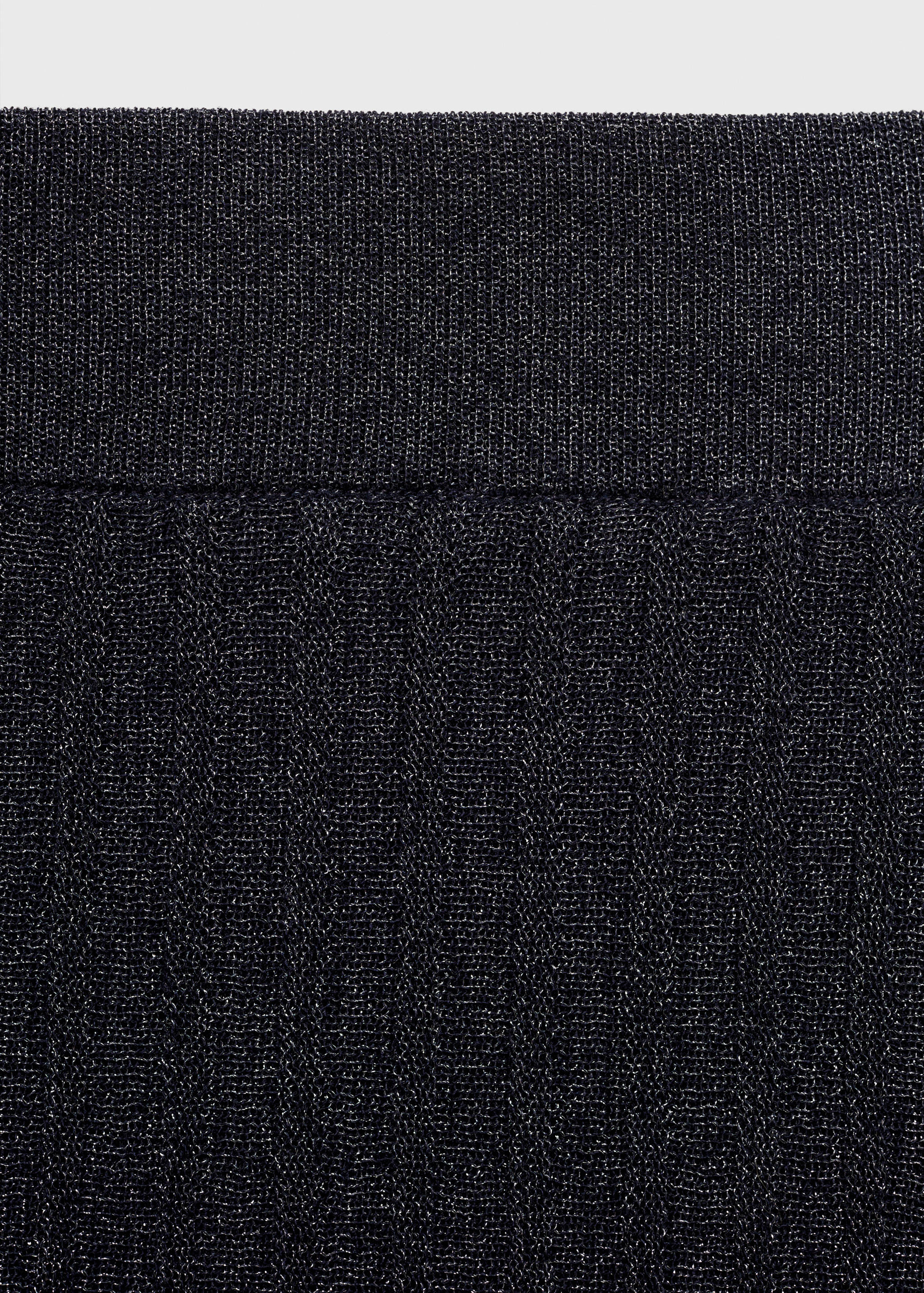 Lurex knitted pleated skirt - Details of the article 8