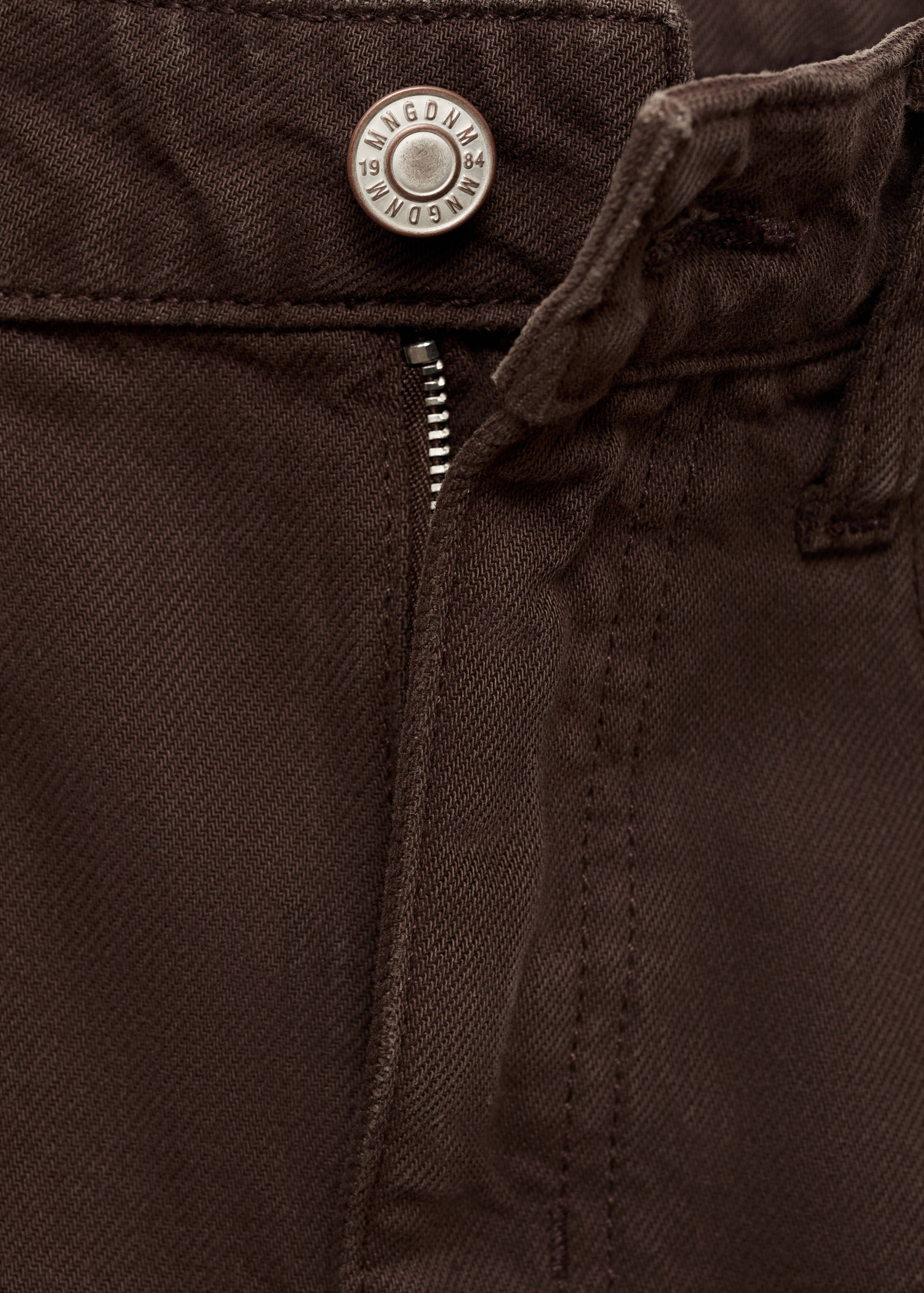 High-waisted barrel jeans - Details of the article 8