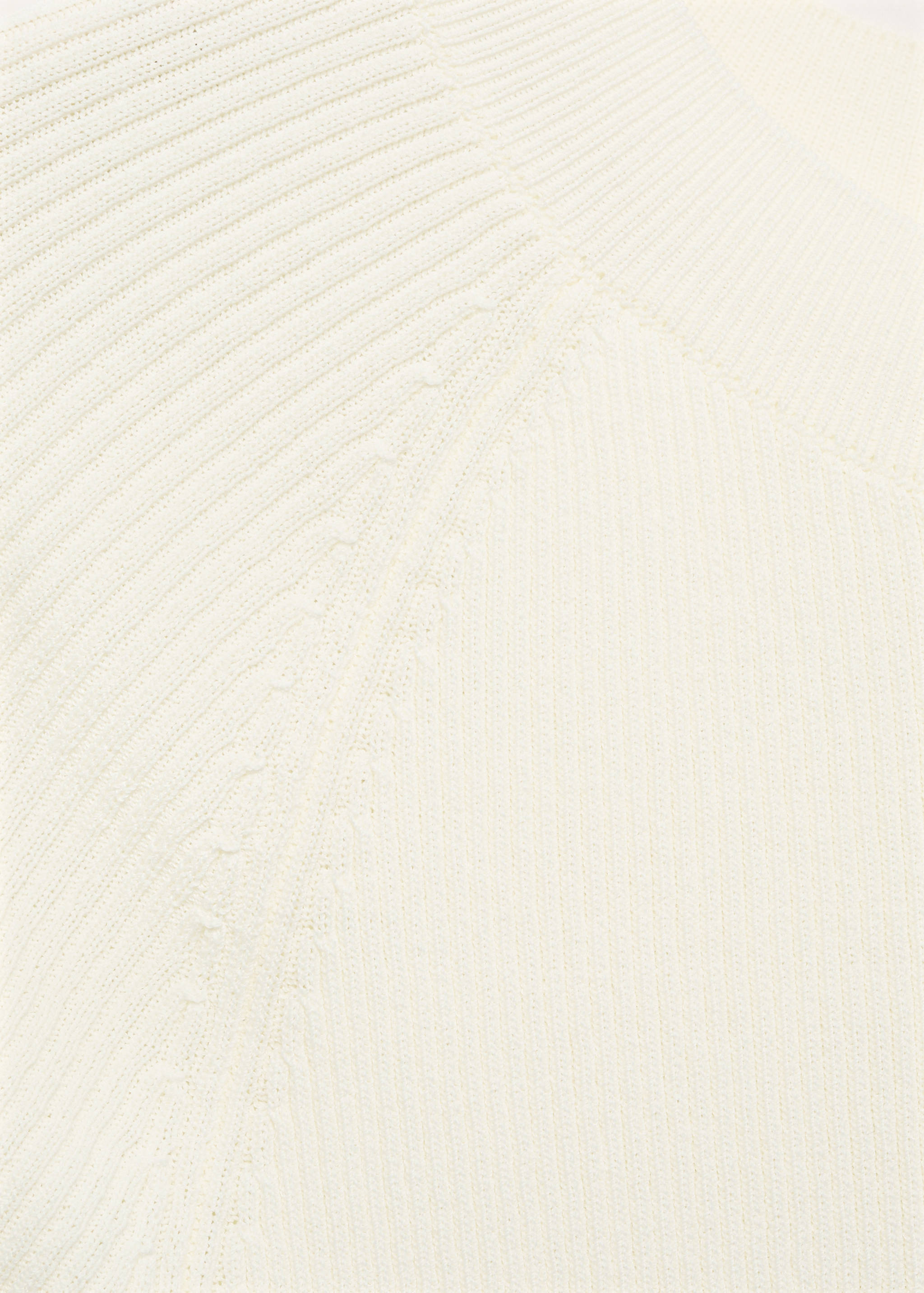 Ribbed-knit short-sleeved sweater - Details of the article 8