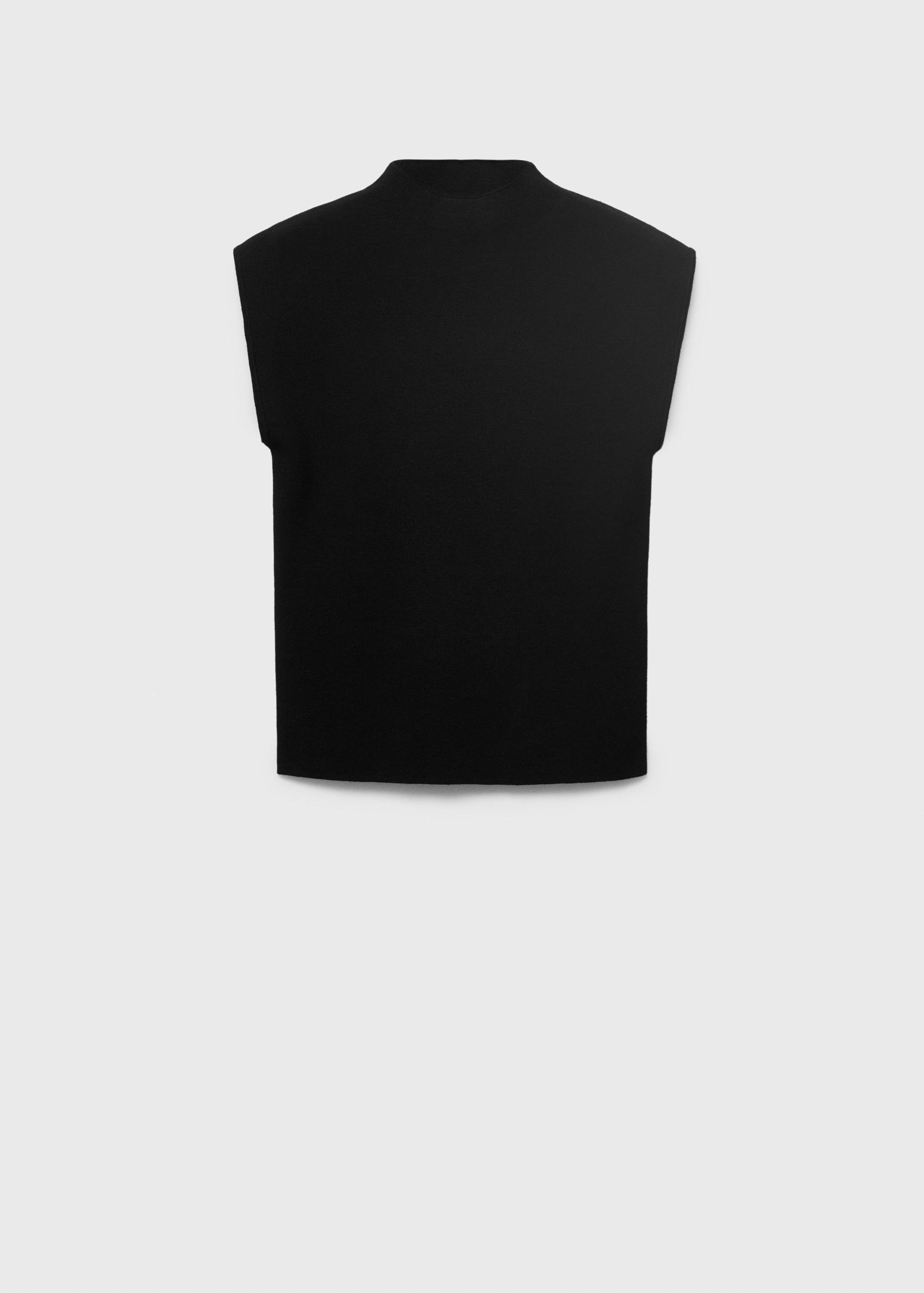 Perkins-neck knitted top - Article without model