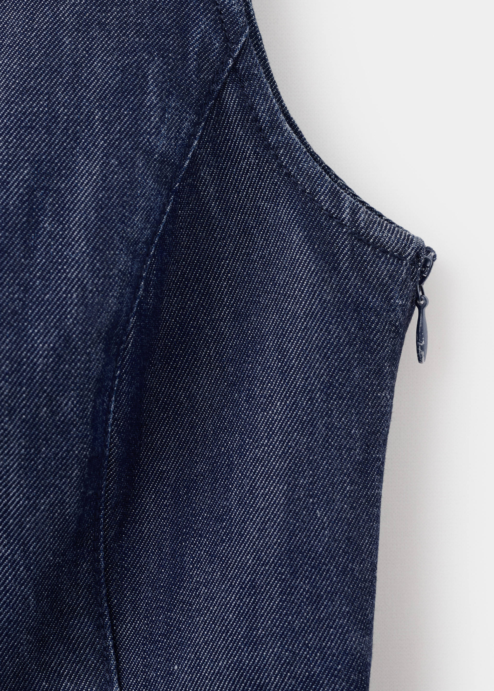 Top crop denim - Detalle del artículo 8