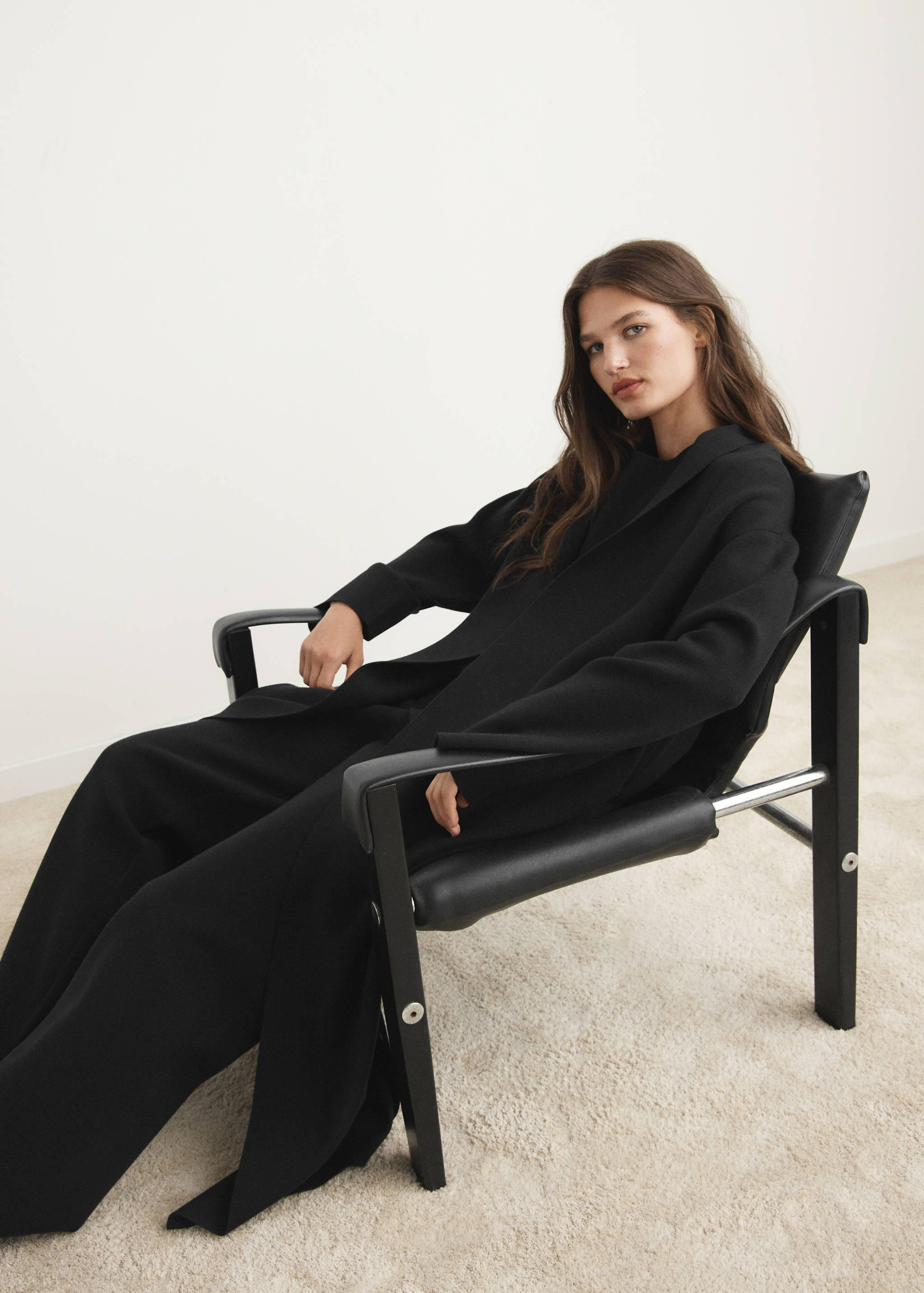 Langer Cardigan aus Milano-Strick - Detail des Artikels 2