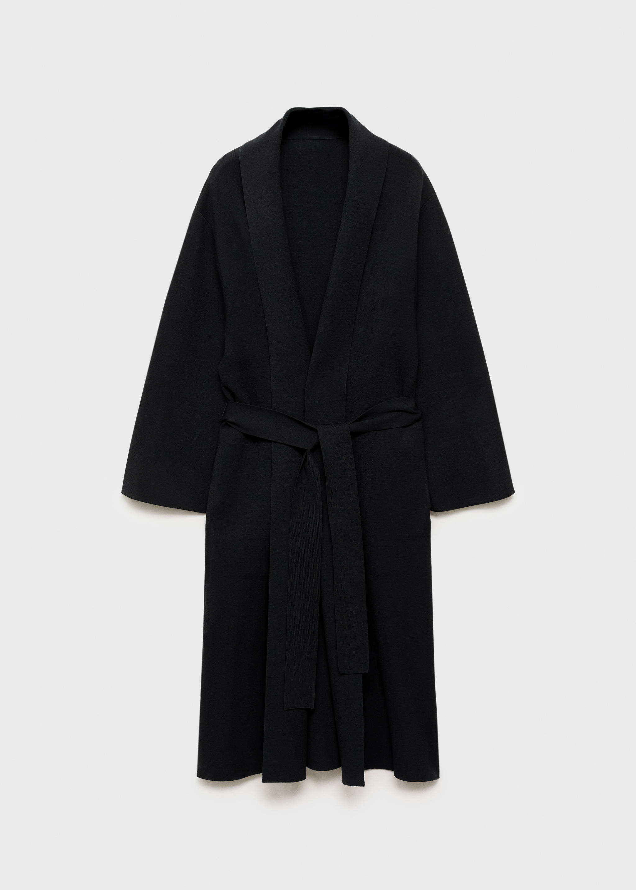 Langer Cardigan aus Milano-Strick - Artikel ohne Model