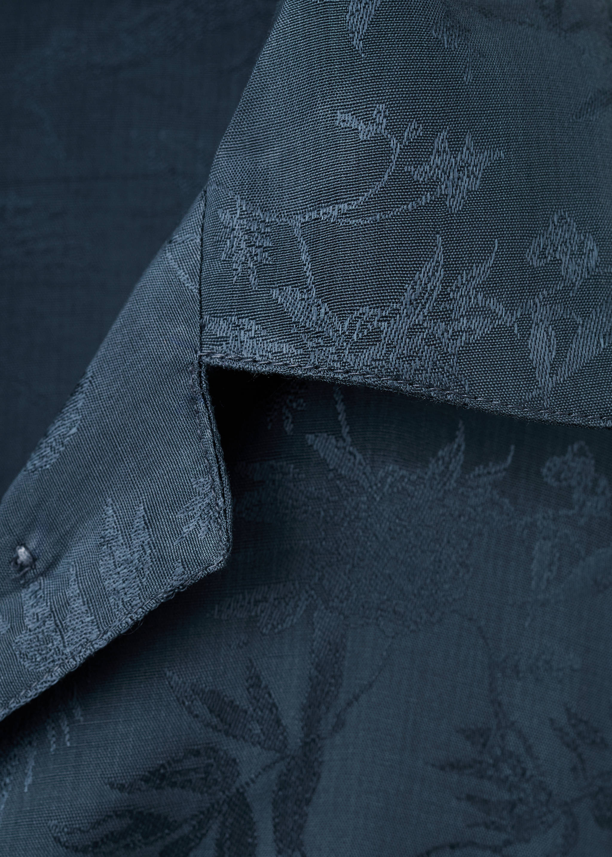 Jacquard satin pyjama shirt - Details of the article 8