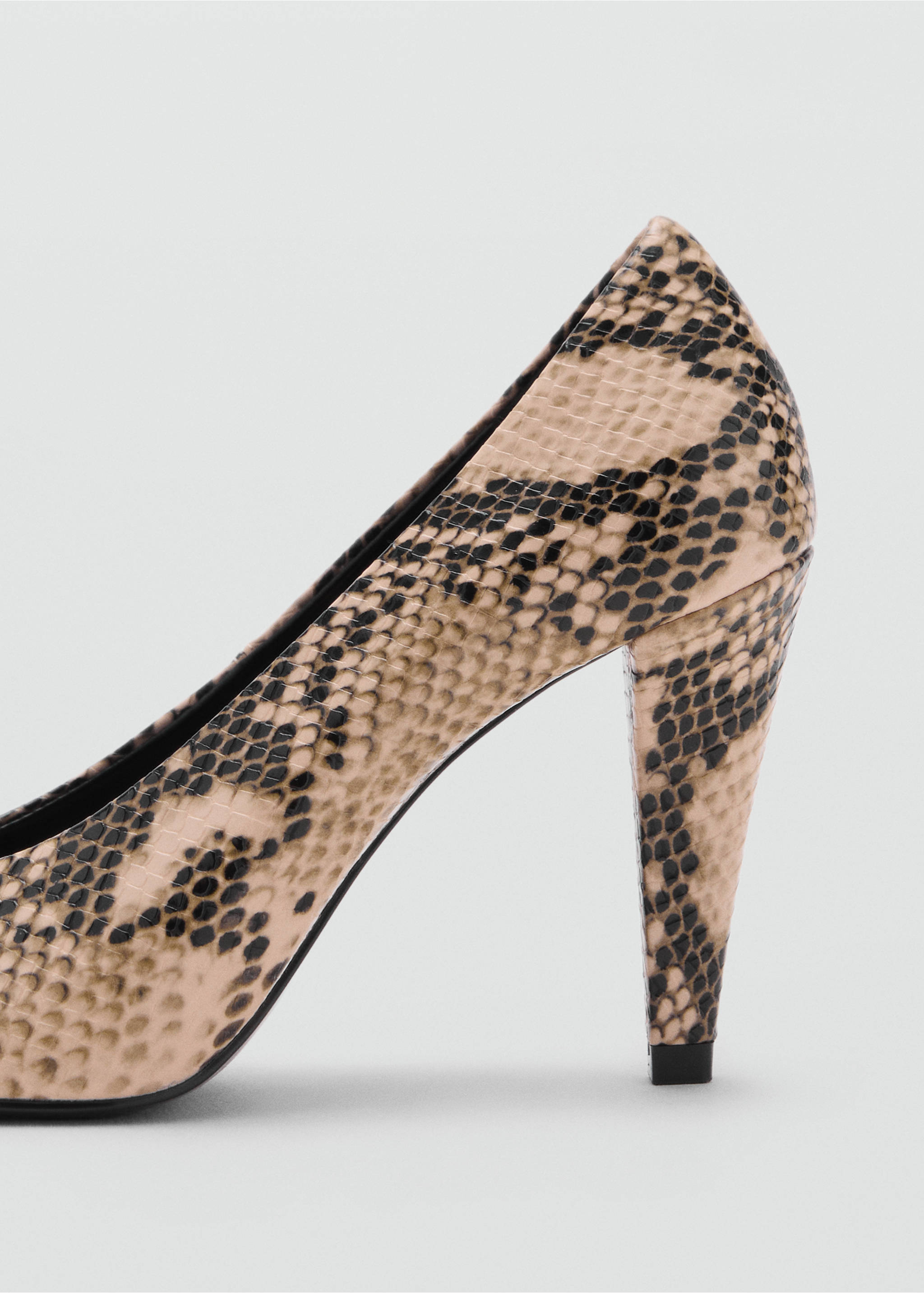 Zapato tacón animal print - Detalle del artículo 1, Beige. Ref: 17094108-00.