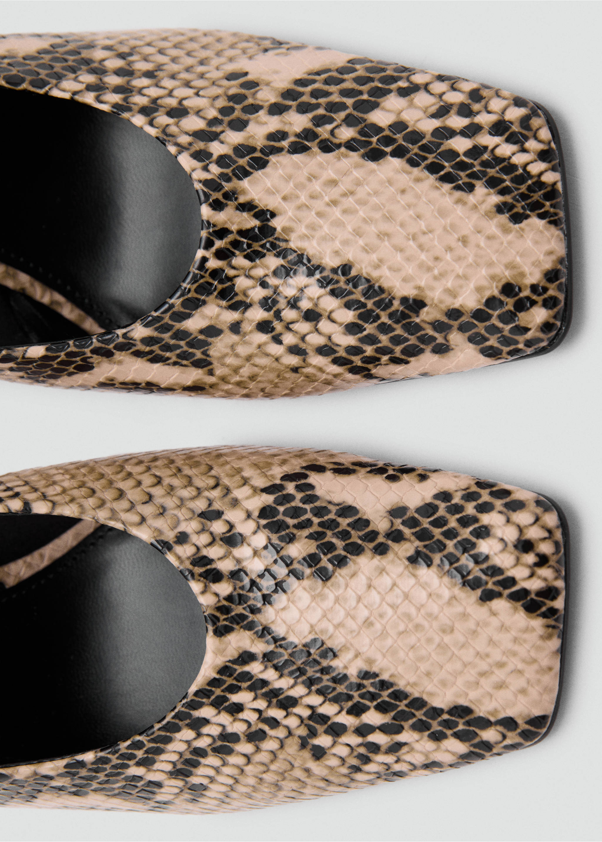 Zapato tacón animal print - Detalle del artículo 2, Beige. Ref: 17094108-00.