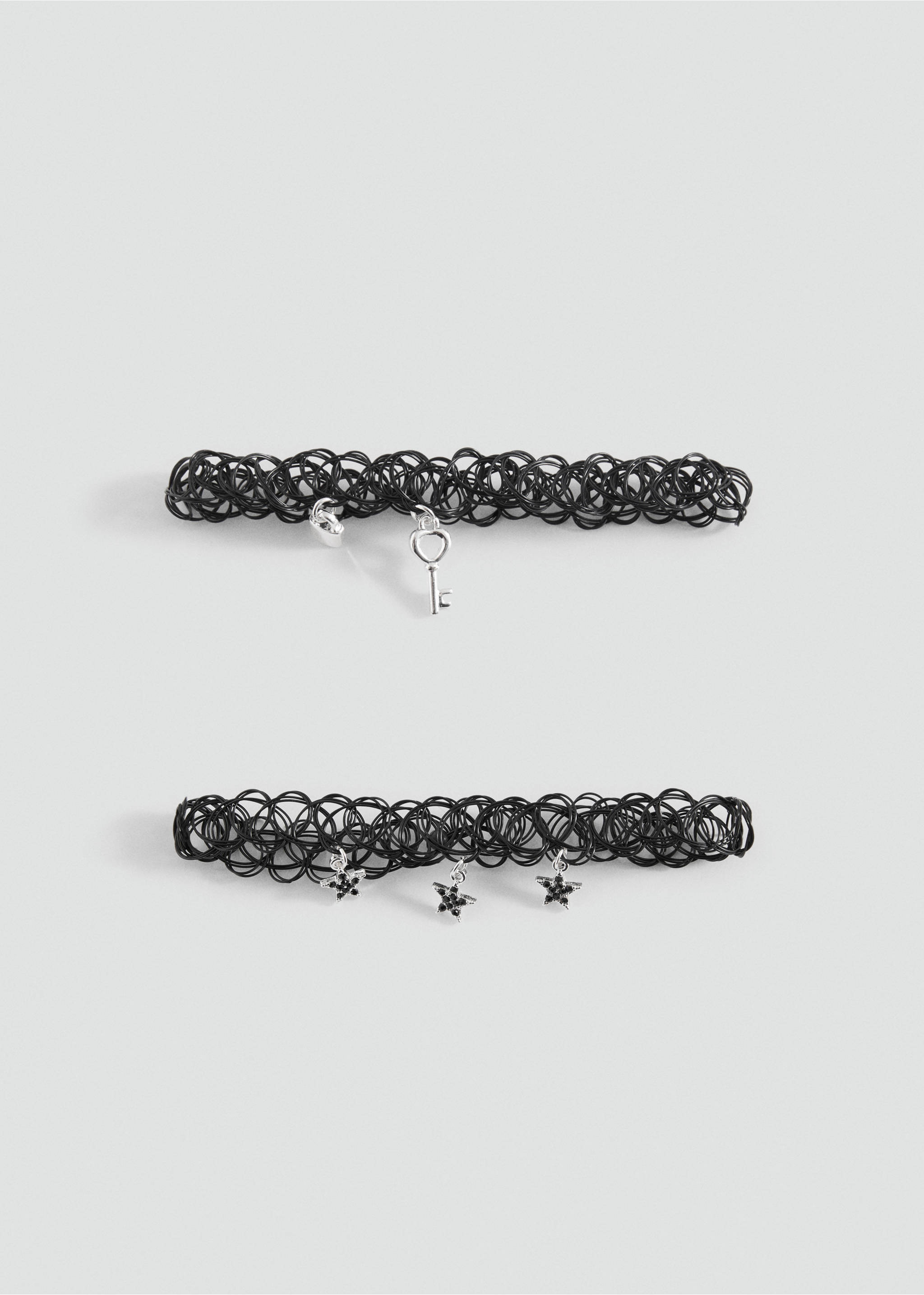 2 chokers pack - Article without model, Black. Ref: 17094113-00.