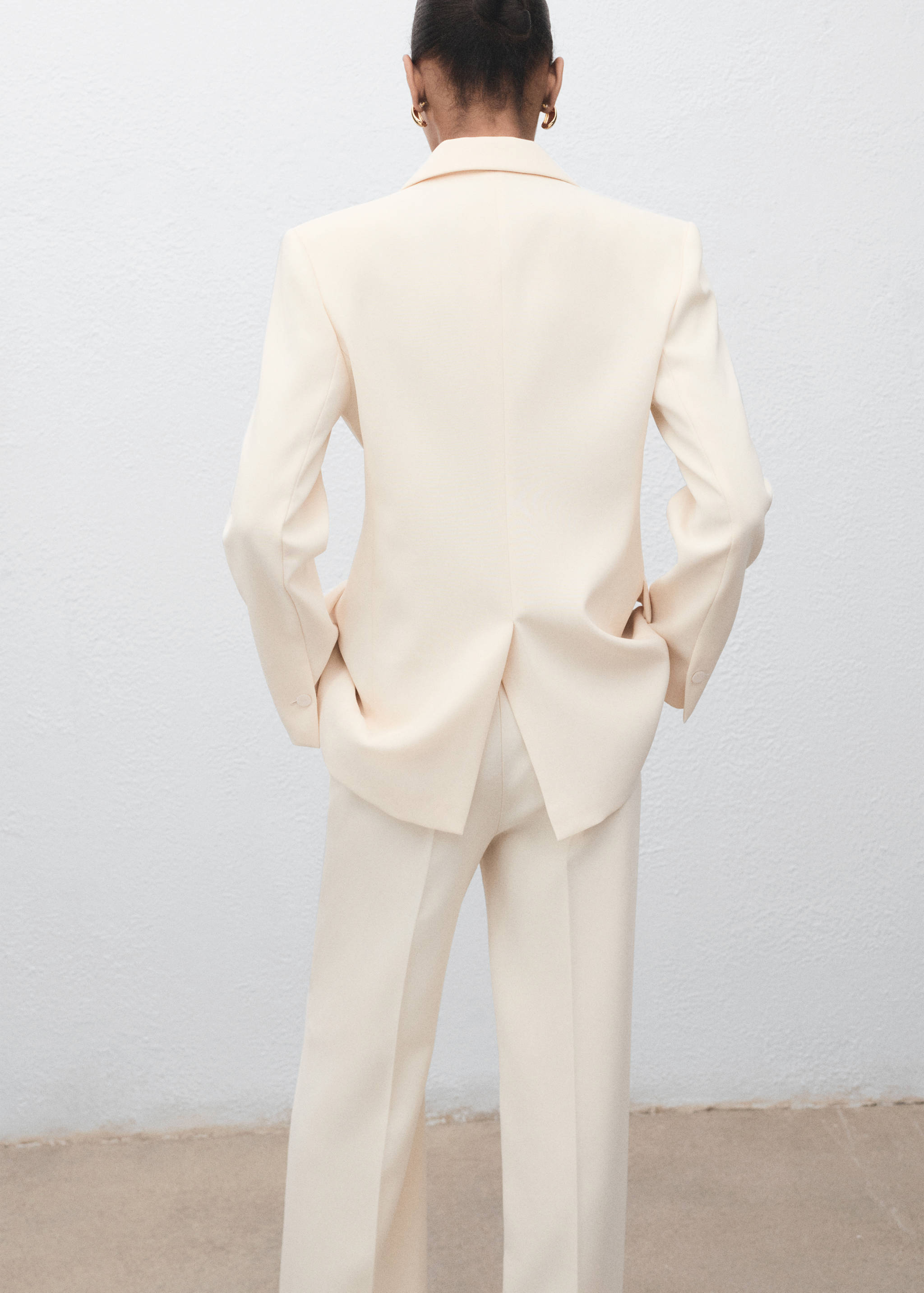 Double-breasted suit blazer - Reverse of the article