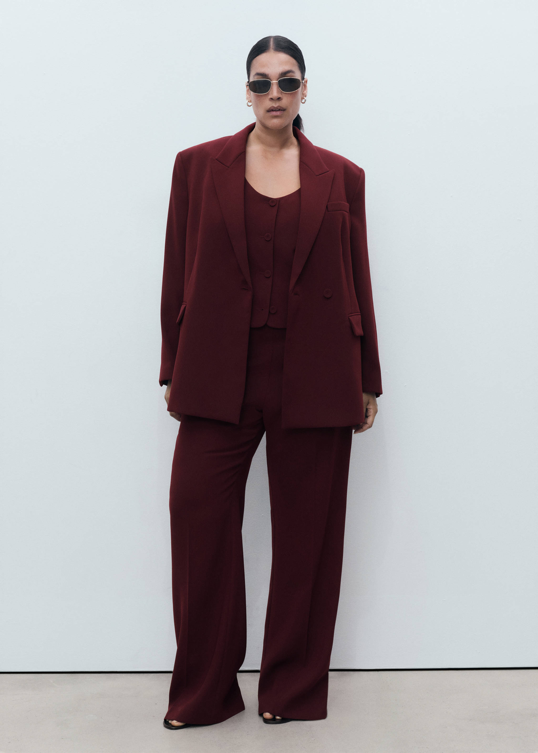 Double-breasted suit blazer - Details of the article 3