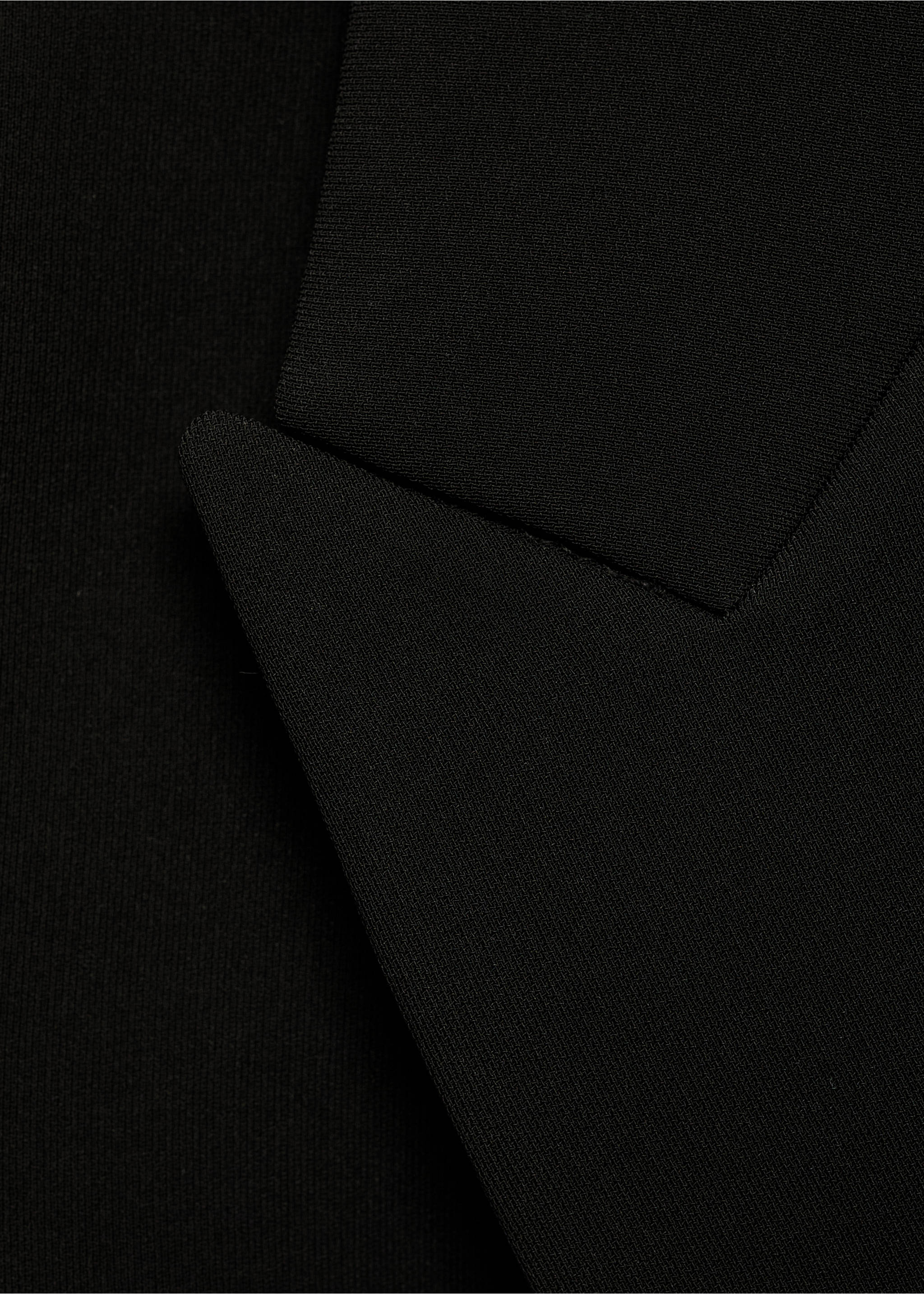 Double-breasted suit blazer - Details of the article 8, Black. Ref: 17094118-00.